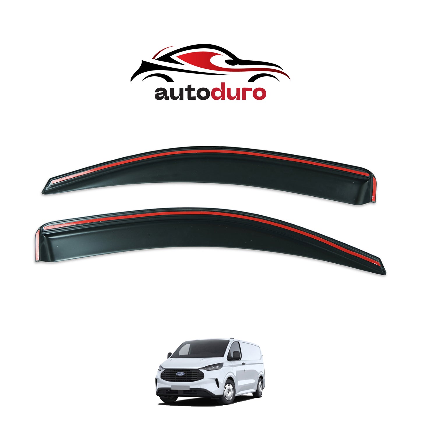 Autoduro Ford Custom 2023 Onwards Window Wind Deflectors 2pcs - 45301323-020017-20010101_19