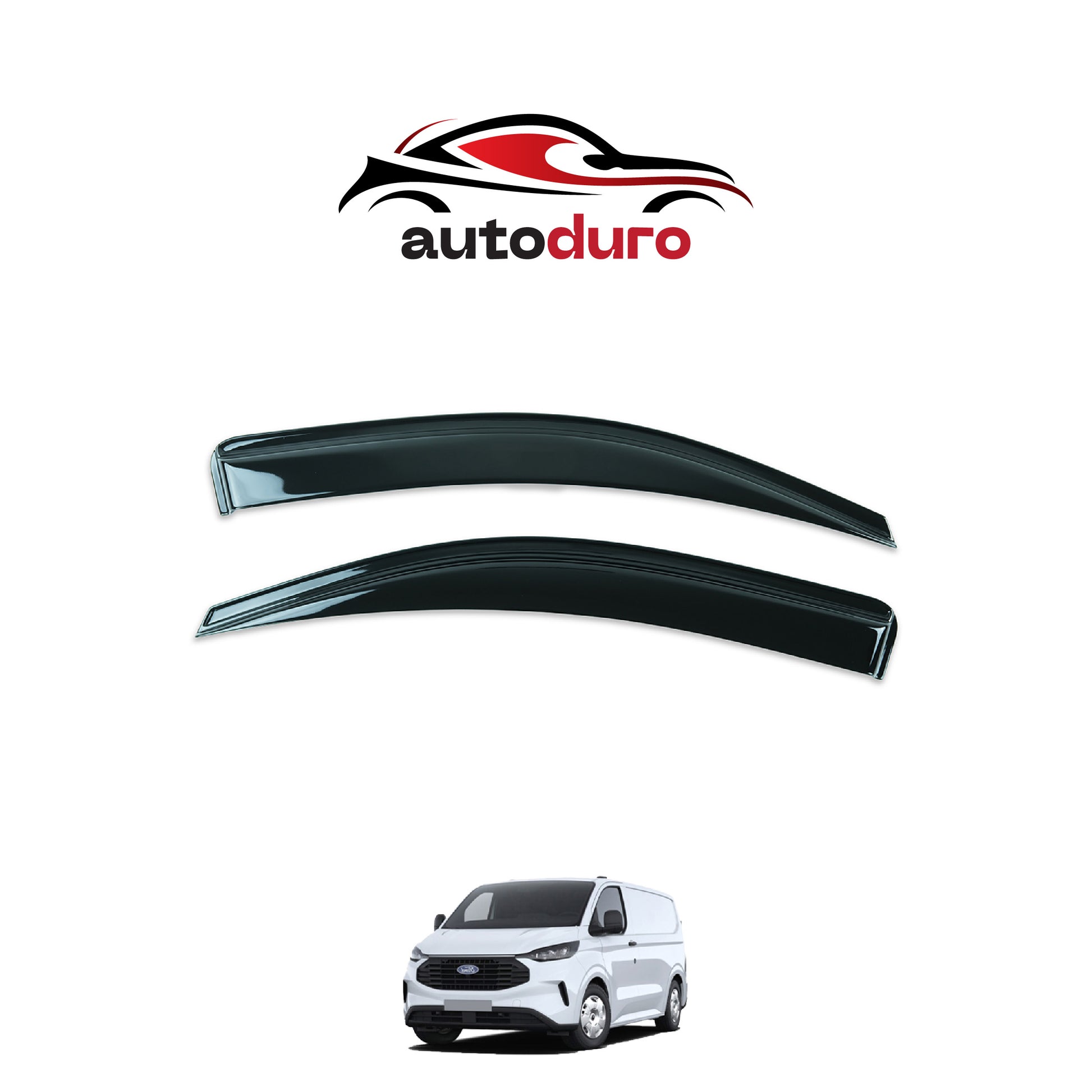 Autoduro Ford Custom 2023 Onwards Window Wind Deflectors 2pcs - 45301323-020017-20010101_4
