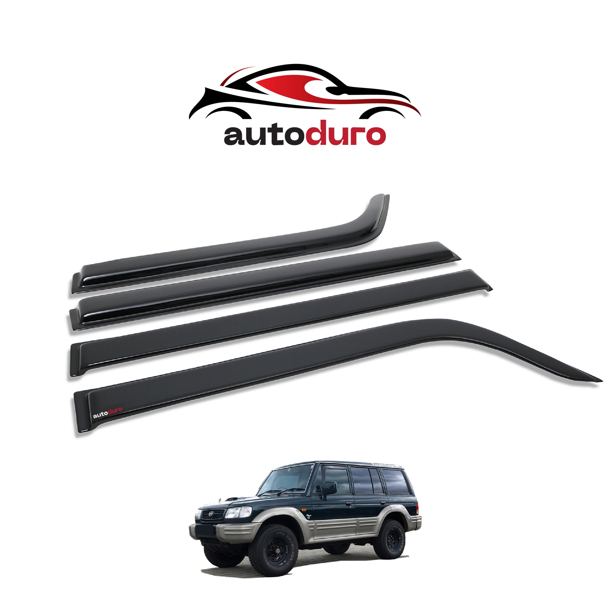 Autoduro Hyundai Galloper 1997 - 2003 Rear Bumper Sill Protector - 45360197-012210-30010101_10