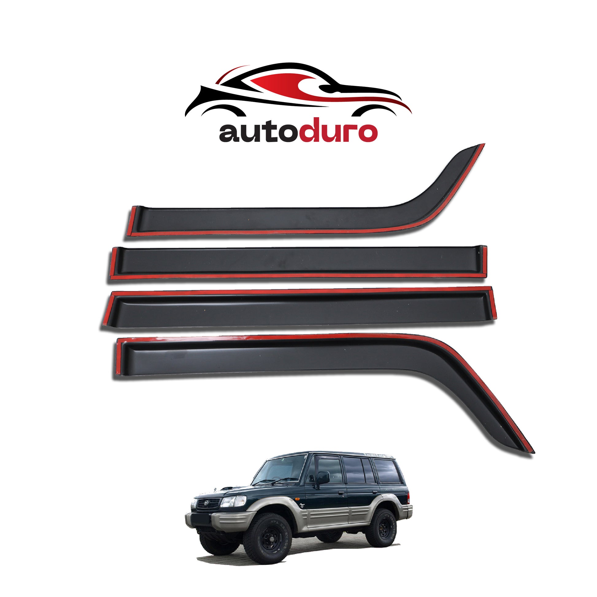 Autoduro Hyundai Galloper 1997 - 2003 Rear Bumper Sill Protector - 45360197-012210-30010101_11