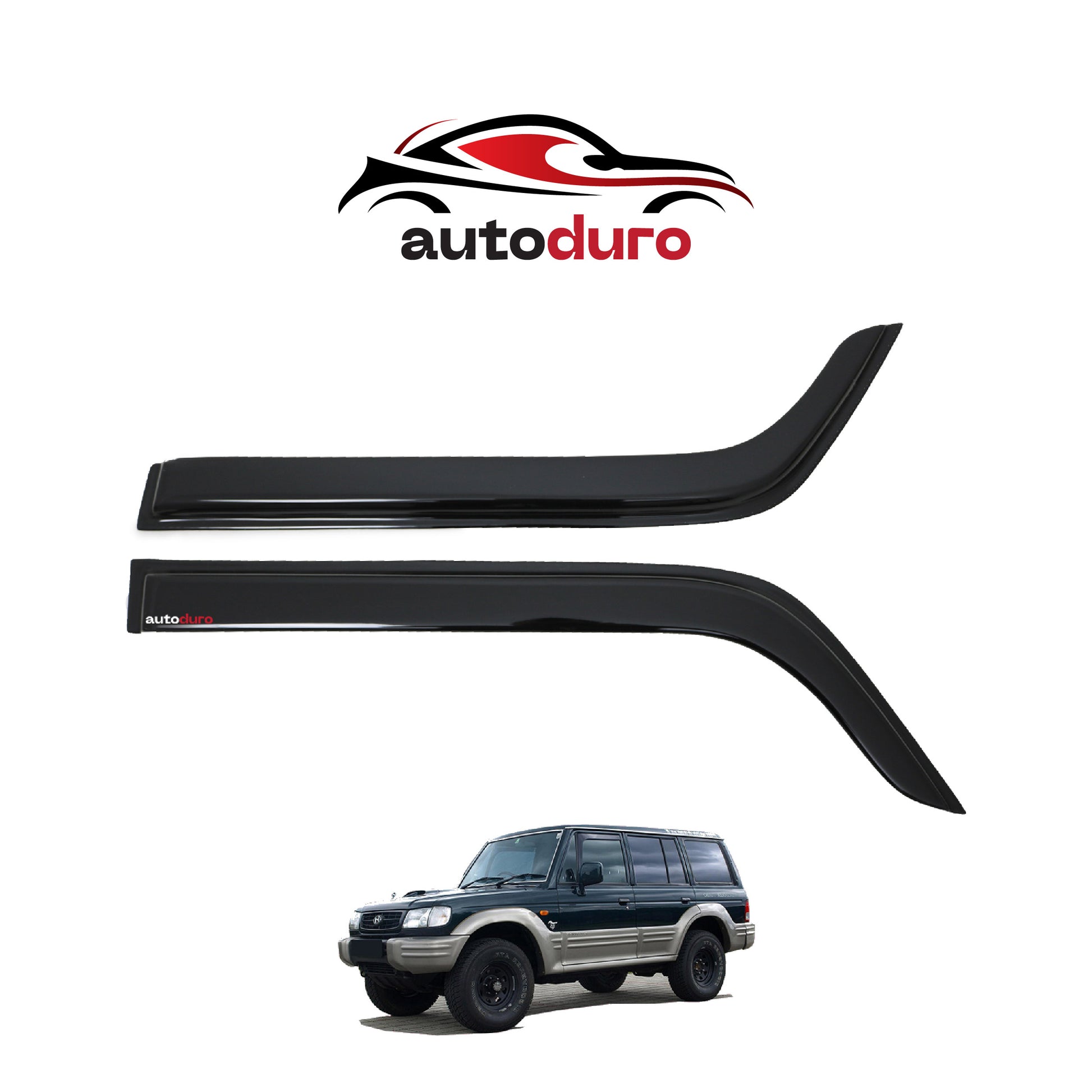 Autoduro Hyundai Galloper 1997 - 2003 Rear Bumper Sill Protector - 45360197-012210-30010101_12