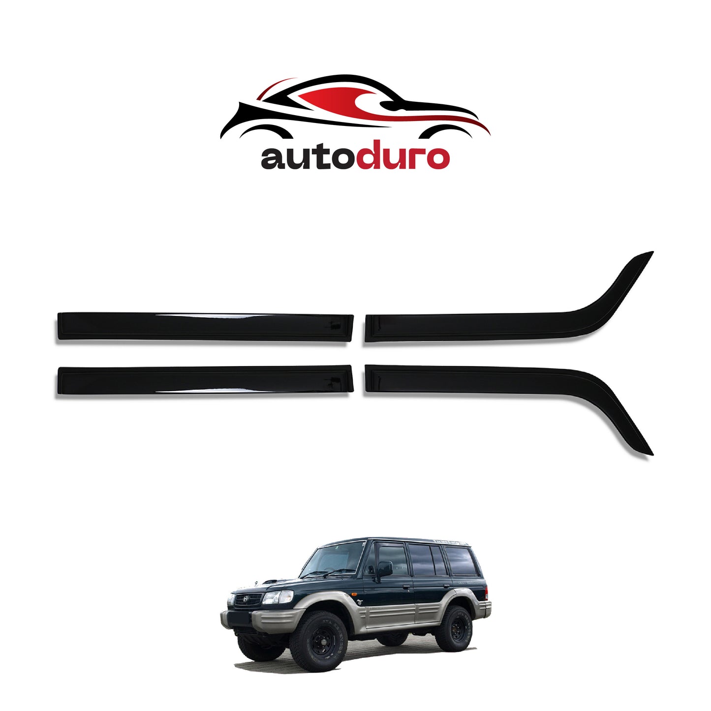 Autoduro Hyundai Galloper 1997 - 2003 Rear Bumper Sill Protector - 45360197-012210-30010101_8