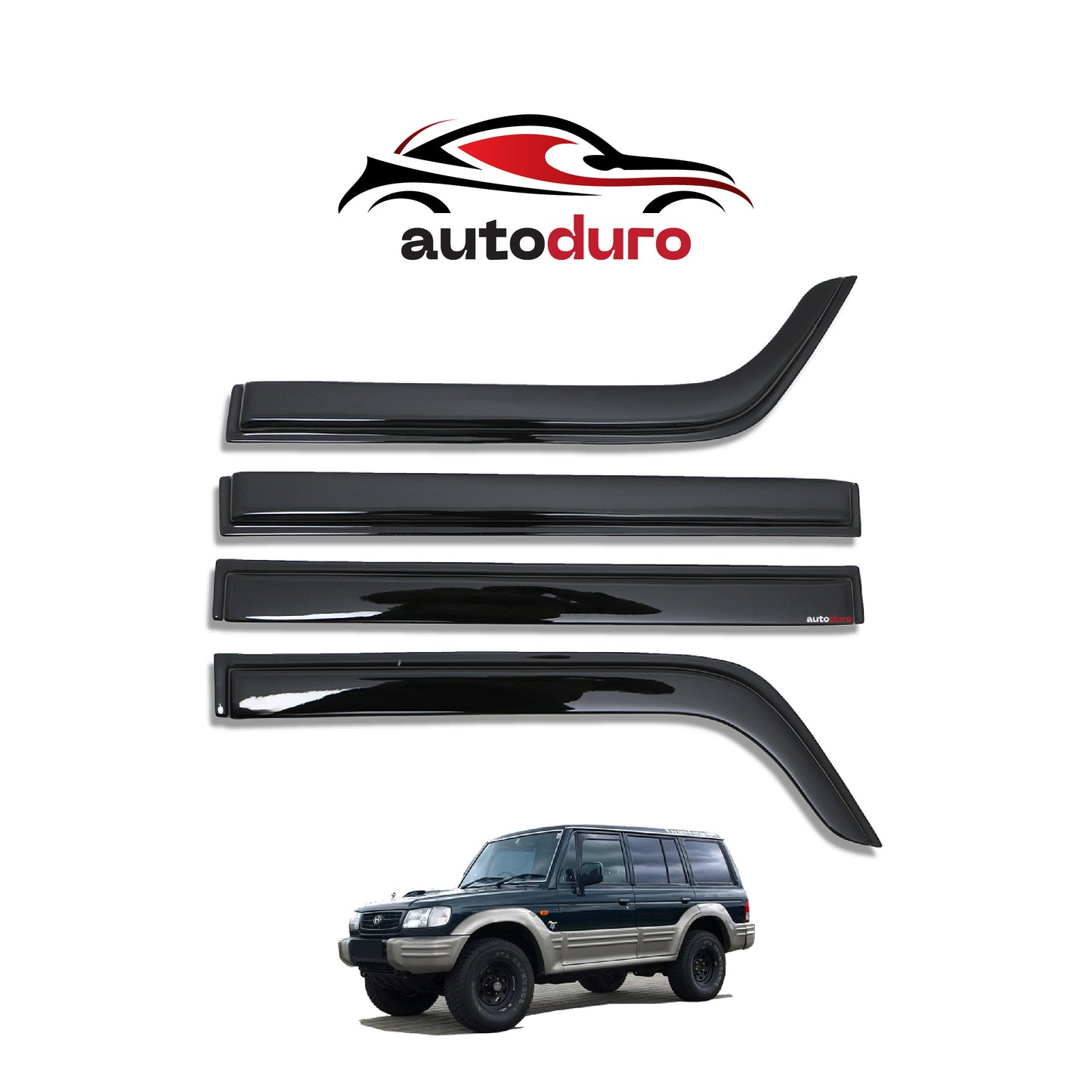 Autoduro Hyundai Galloper 1997 - 2003 Rear Bumper Sill Protector - 45360197-012210-30010101_9