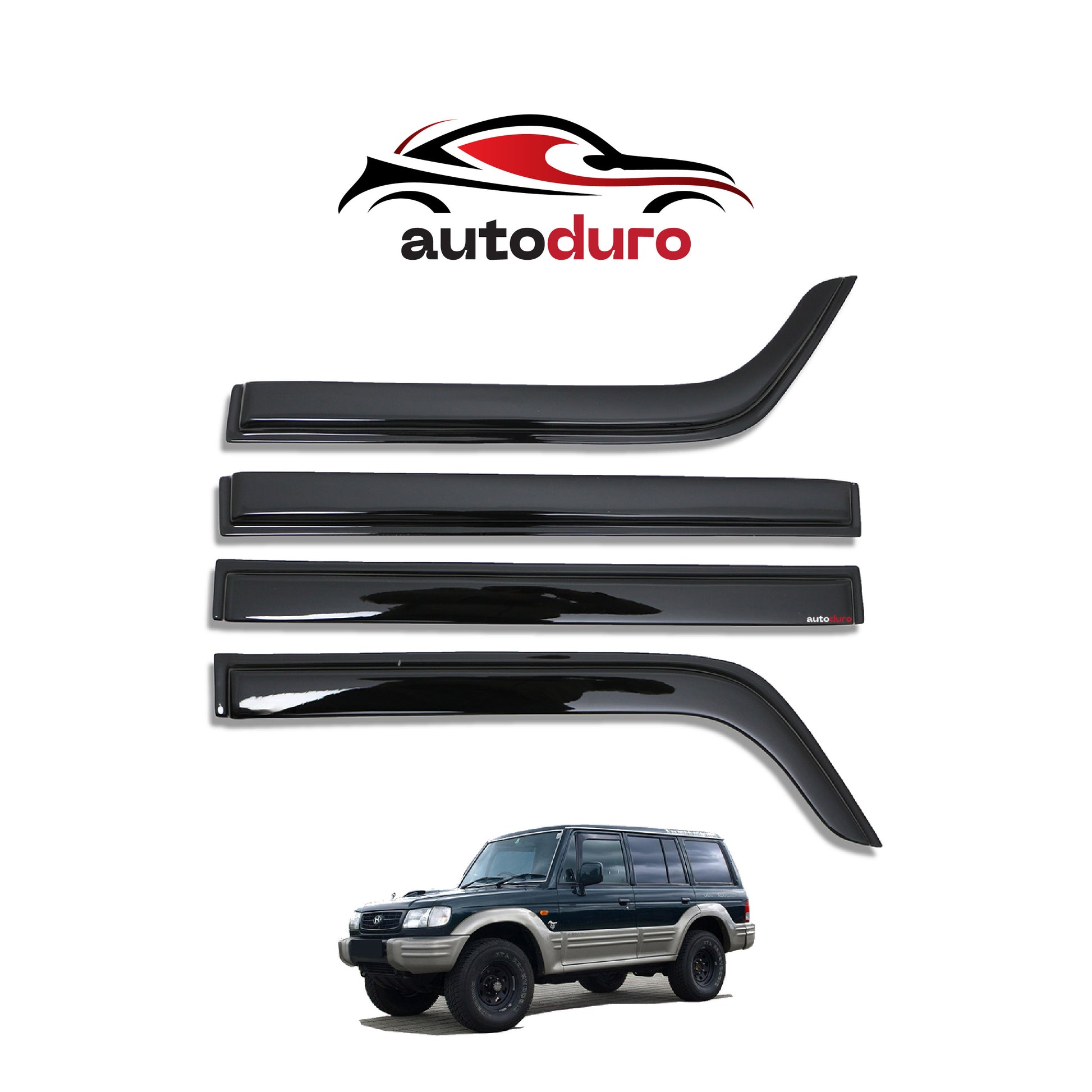 Autoduro Hyundai Galloper 1997 - 2003 Rear Bumper Sill Protector - 45360197-012210-30010101_9