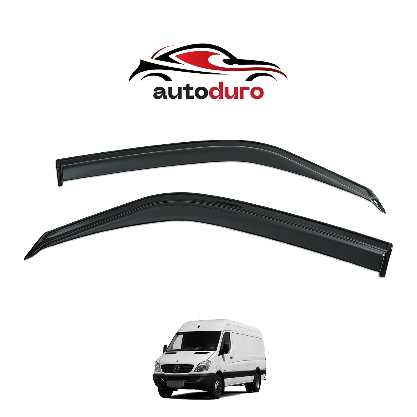 Autoduro Mercedes Sprinter 2006 - 2012 Window Wind Deflectors 2pcs - 45550206-010017-20010101_1