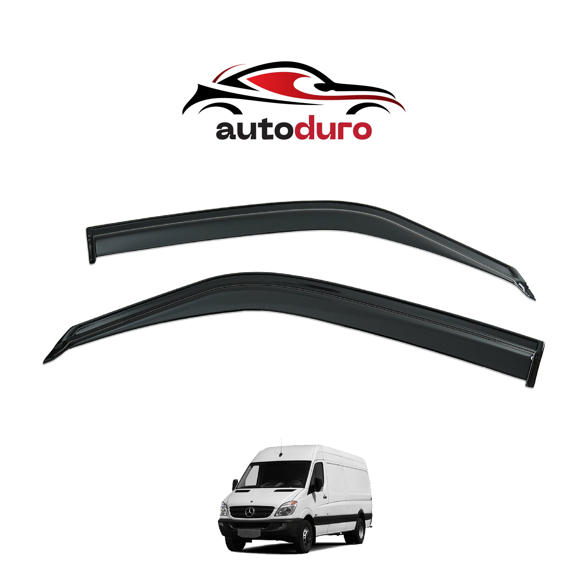 Autoduro Mercedes Sprinter 2006 - 2012 Window Wind Deflectors 2pcs - 45550206-010017-20010101_10