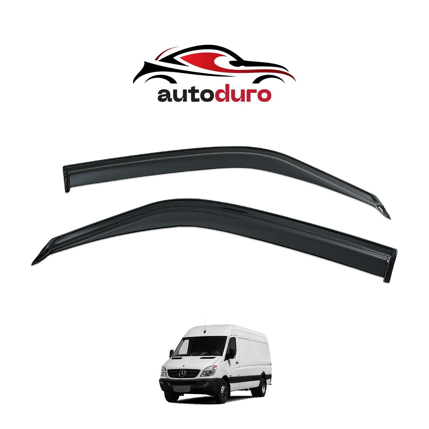 Autoduro Mercedes Sprinter 2006 - 2012 Window Wind Deflectors 2pcs - 45550206-010017-20010101_19