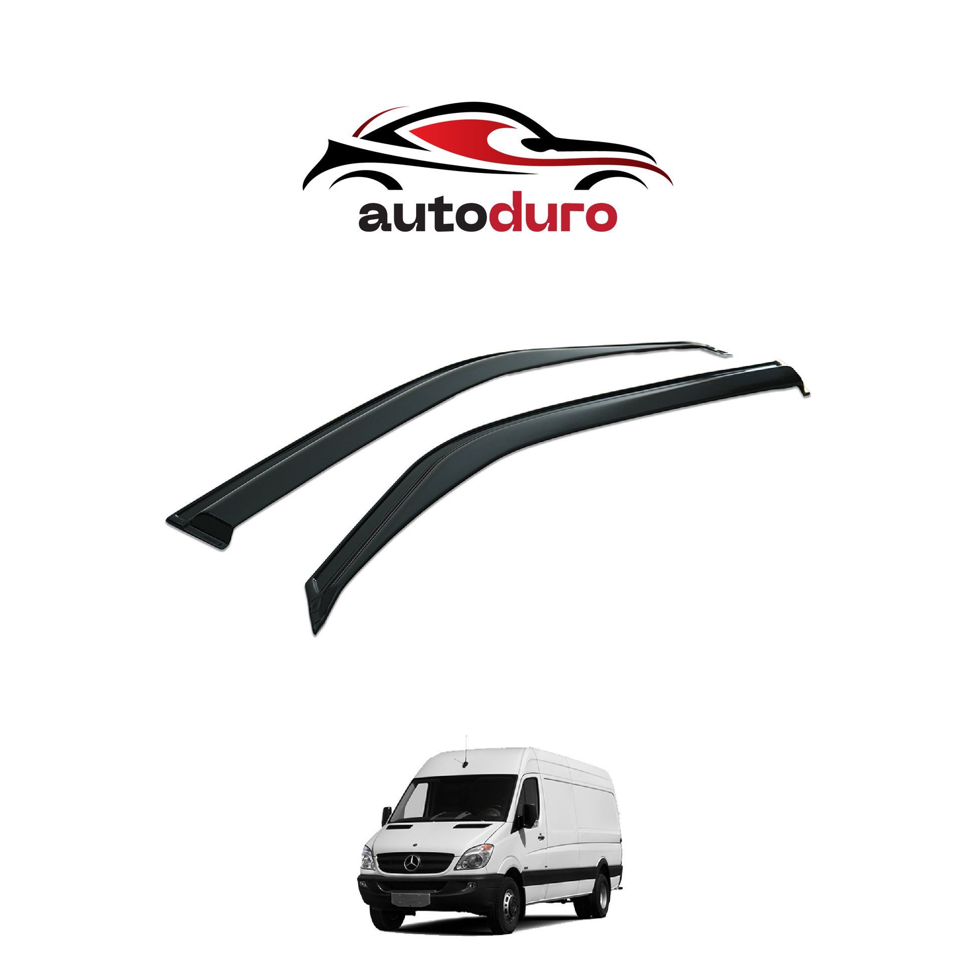 Autoduro Mercedes Sprinter 2006 - 2012 Window Wind Deflectors 2pcs - 45550206-010017-20010101_3