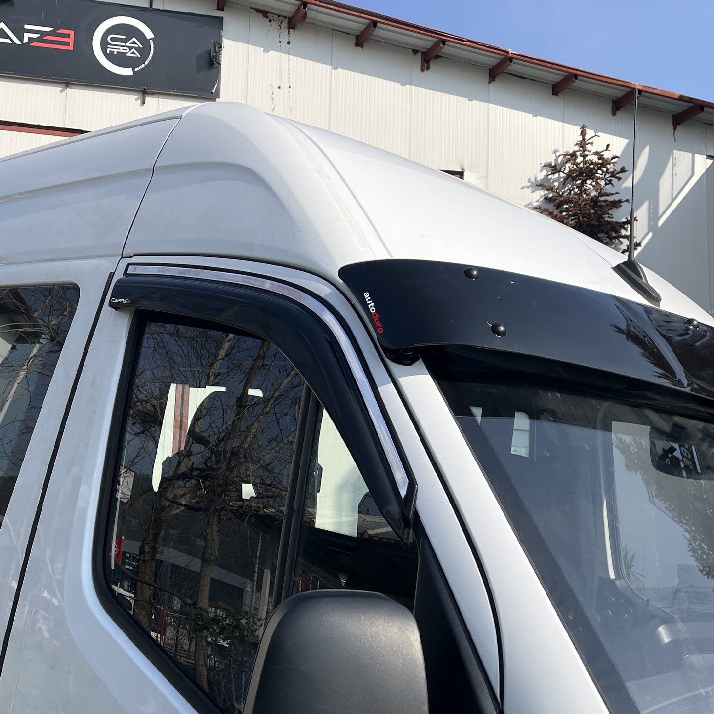 Autoduro Mercedes Sprinter 2006 - 2012 Window Wind Deflectors 2pcs Chrome - 45550206-020017-20010101_7