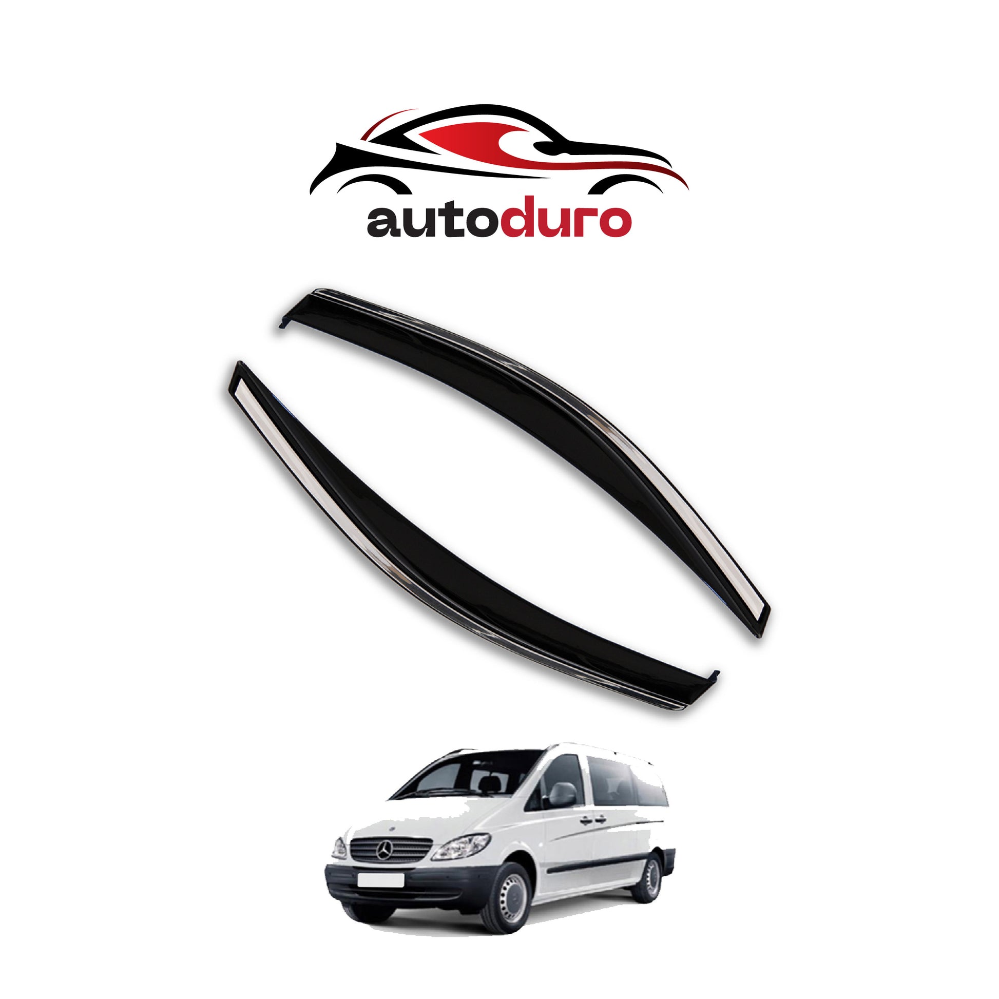 Autoduro Mercedes Vito 2004 - 2010 Window Wind Deflectors 2pcs - 45550403-010017-20010101_3