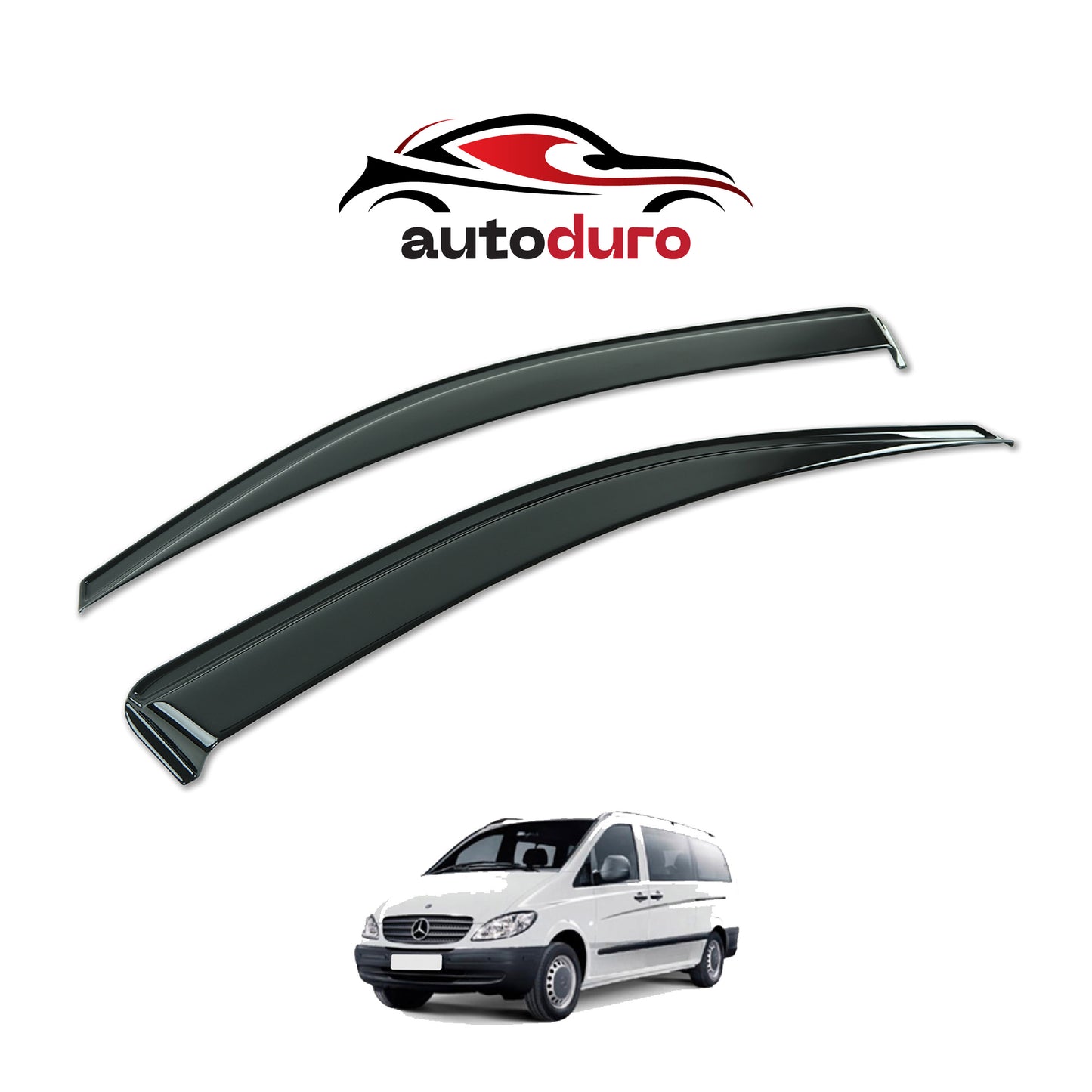 Autoduro Mercedes Vito 2004 - 2010 Window Wind Deflectors 2pcs - 45550403-010017-20010101_7
