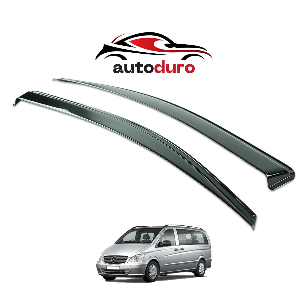 Autoduro Mercedes Vito 2011 - 2014 Window Wind Deflectors 2pcs - 45550411-010017-20010101_6