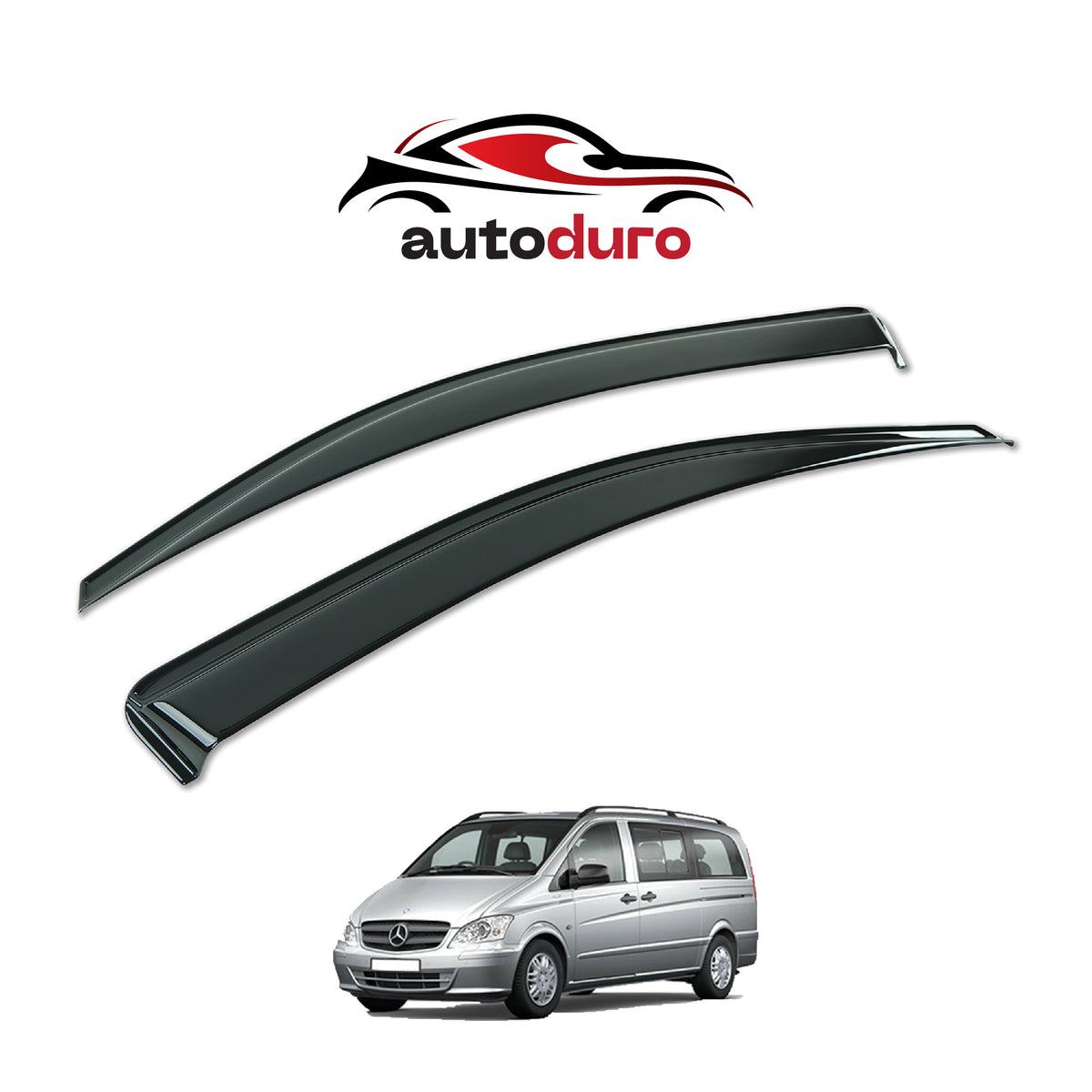 Autoduro Mercedes Vito 2011 - 2014 Window Wind Deflectors 2pcs - 45550411-010017-20010101_7