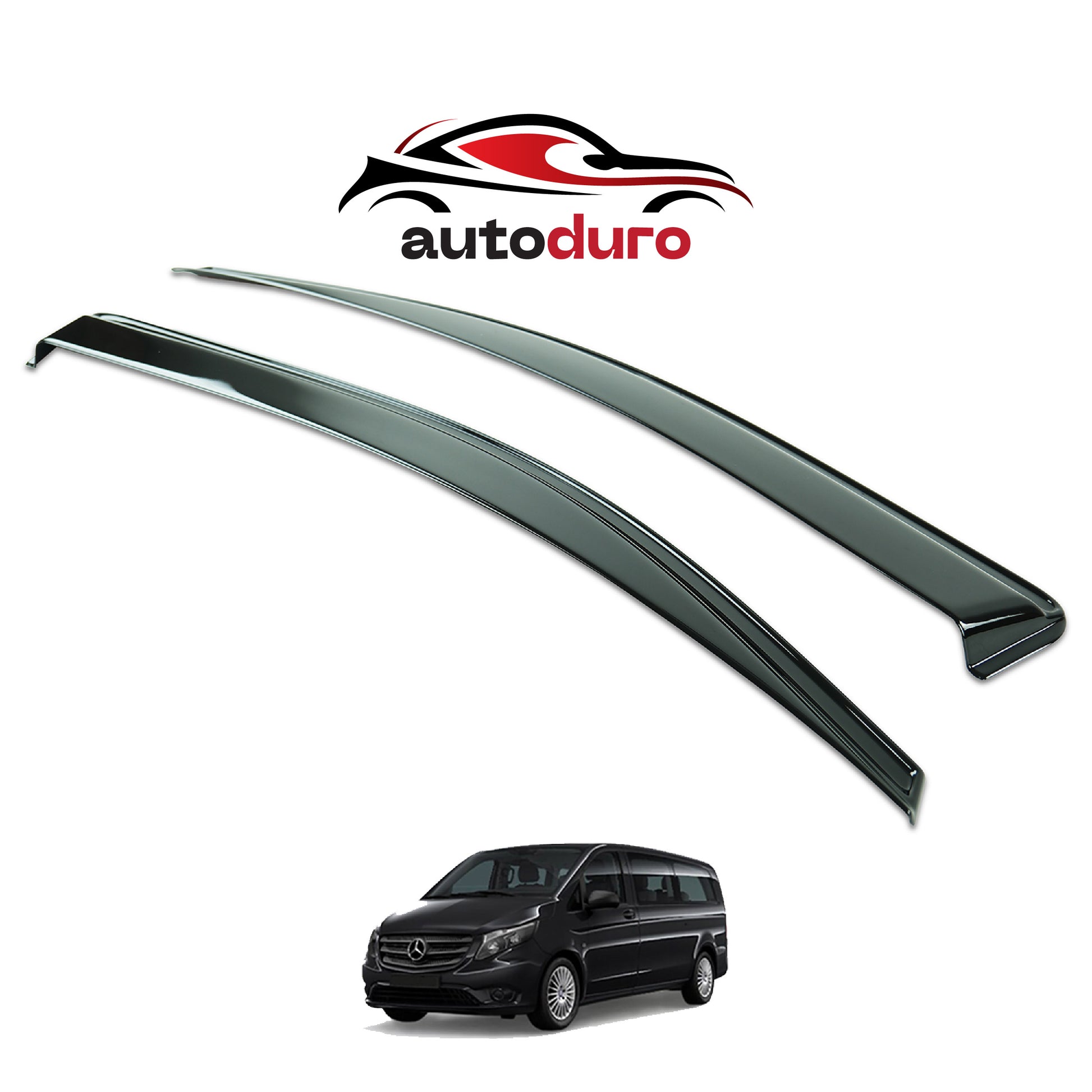 Autoduro Mercedes Vito 2015 Onwards Window Wind Deflectors 2pcs - 45550414-010017-20010101_2
