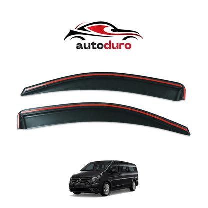 Autoduro Mercedes Vito 2015 Onwards Window Wind Deflectors 2pcs - 45550414-010017-20010101_4