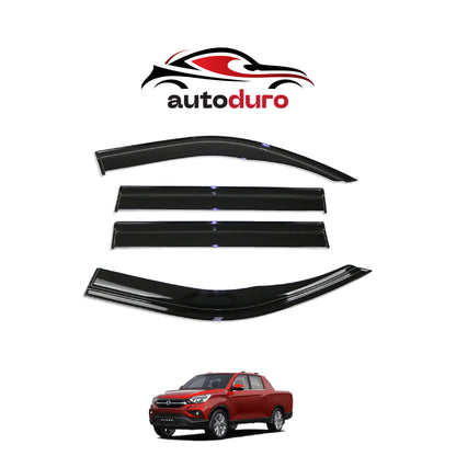 Autoduro Ssangyong Musso 2021 Onwards Window Wind Deflectors - 45730321-040019-20010101_1