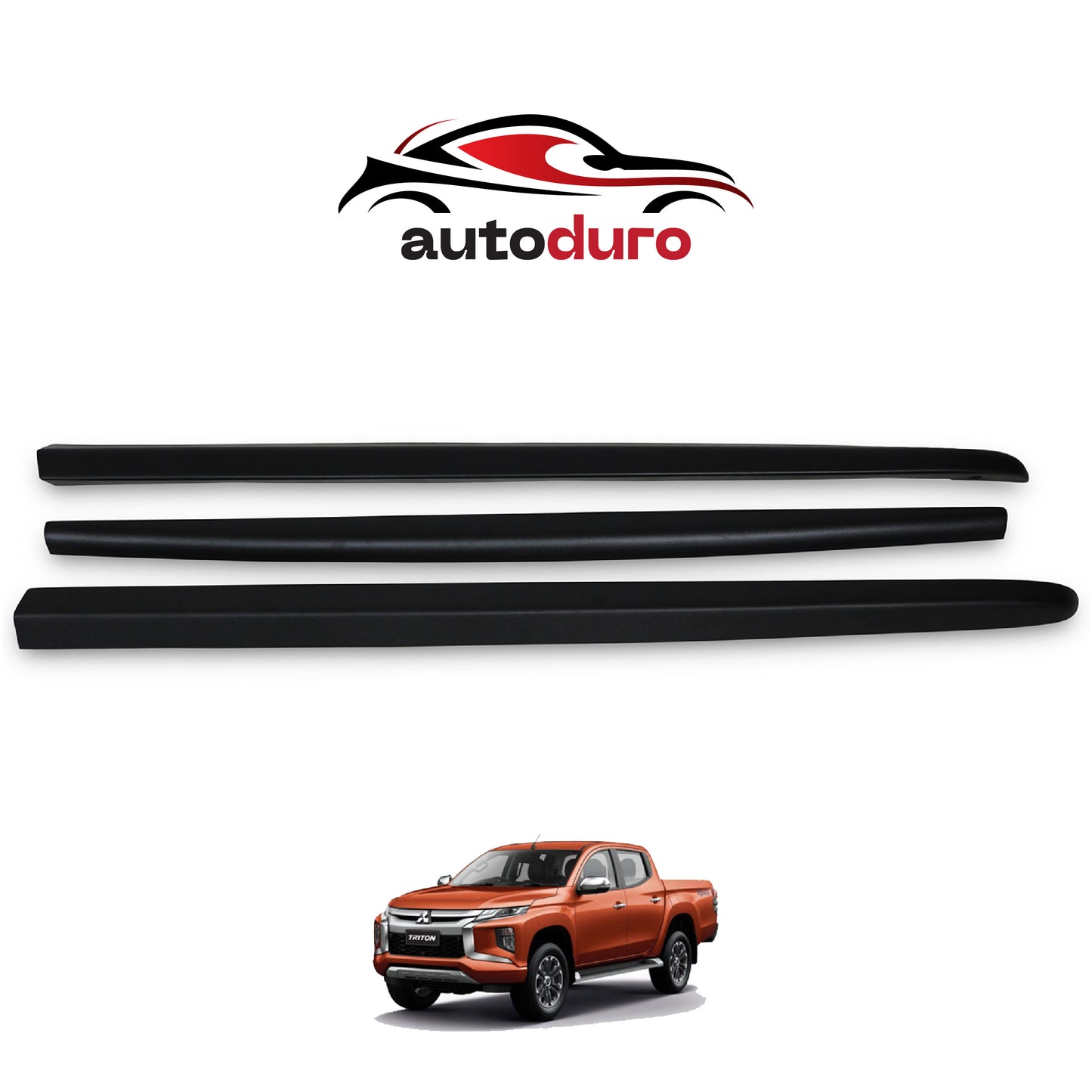 Autoduro Mitsubishi L200 2019 Onwards Bed Rail Protector 3pcs - 48570419-010018-20010402_4