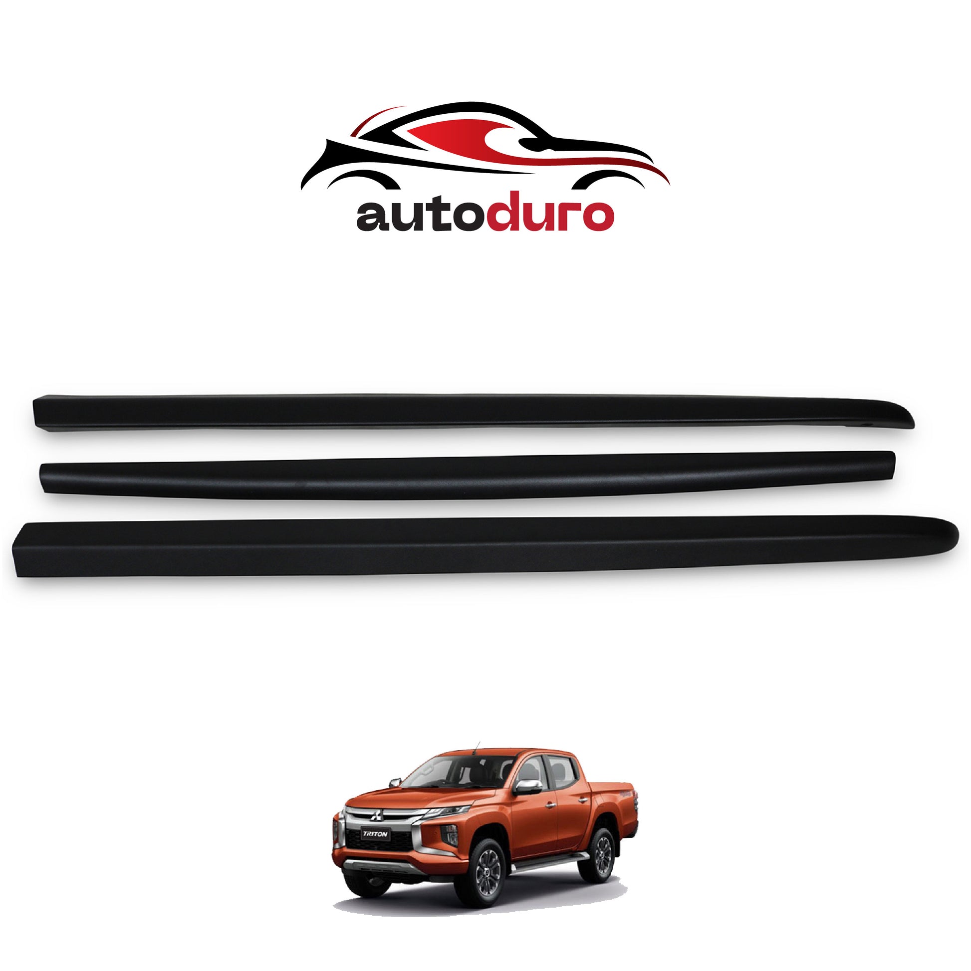 Autoduro Mitsubishi L200 2019 Onwards Bed Rail Protector 3pcs - 48570419-010018-20010402_4