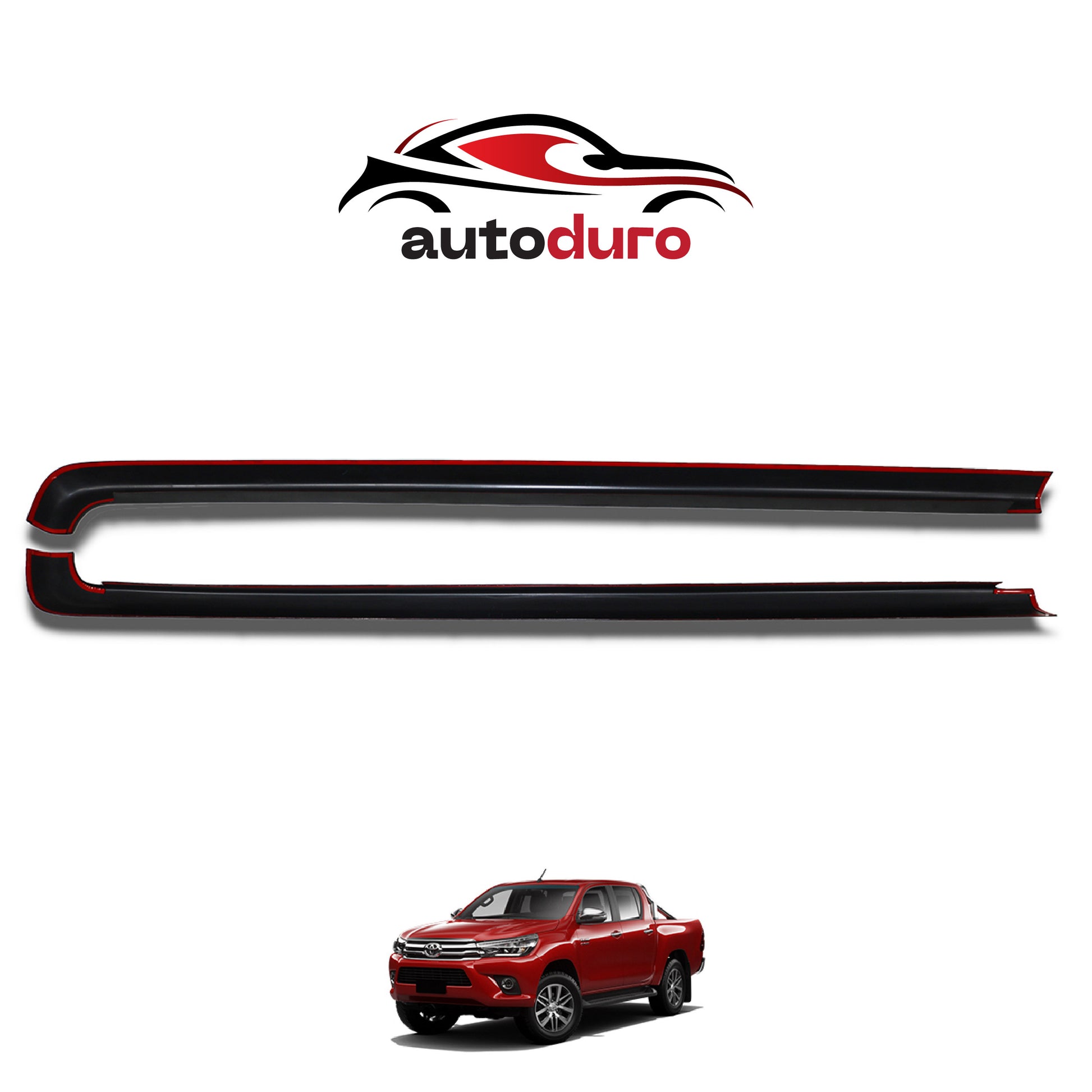 Autoduro Toyota Hilux 2021 Onwards Bed Rail Protector 2pcs - 48780921-010017-20010402_3