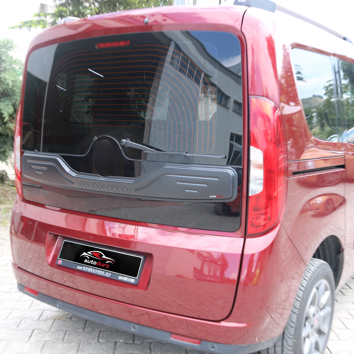 Autoduro Fiat Doblo 2010 - 2015 Boot Lid Fender Flares - 64290310-010512-20010402_5