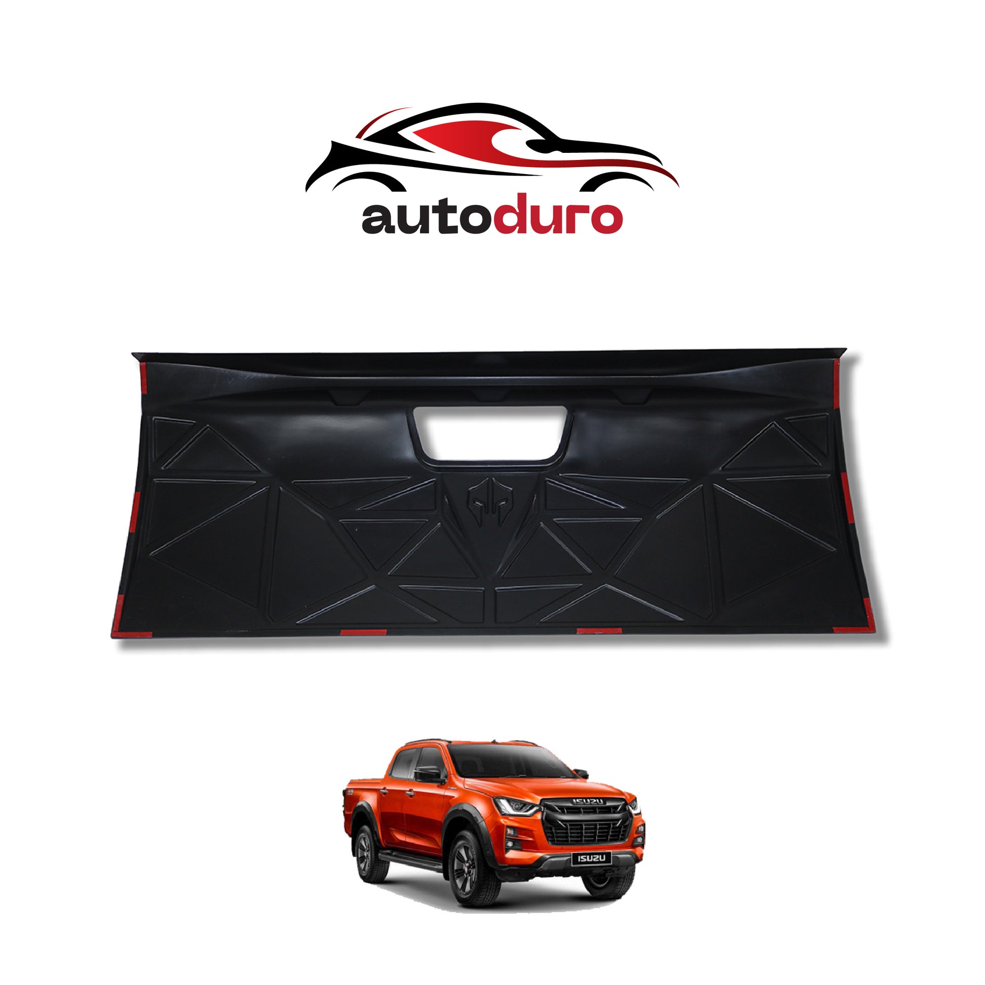 Autoduro Isuzu D-Max 2020 Onwards Boot Lid Fender Flares - 64380120-010512-30090402_5