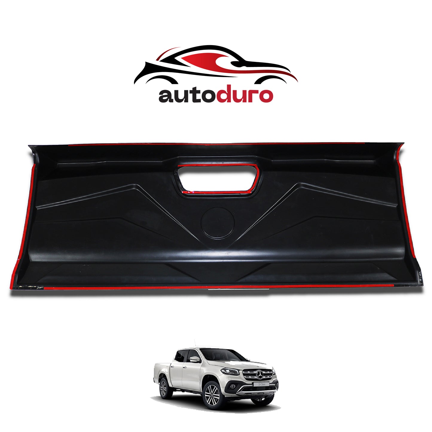 Autoduro Mercedes X-Class 2017 Onwards Boot Lid Fender Flares - 64550517-070512-20010402_5