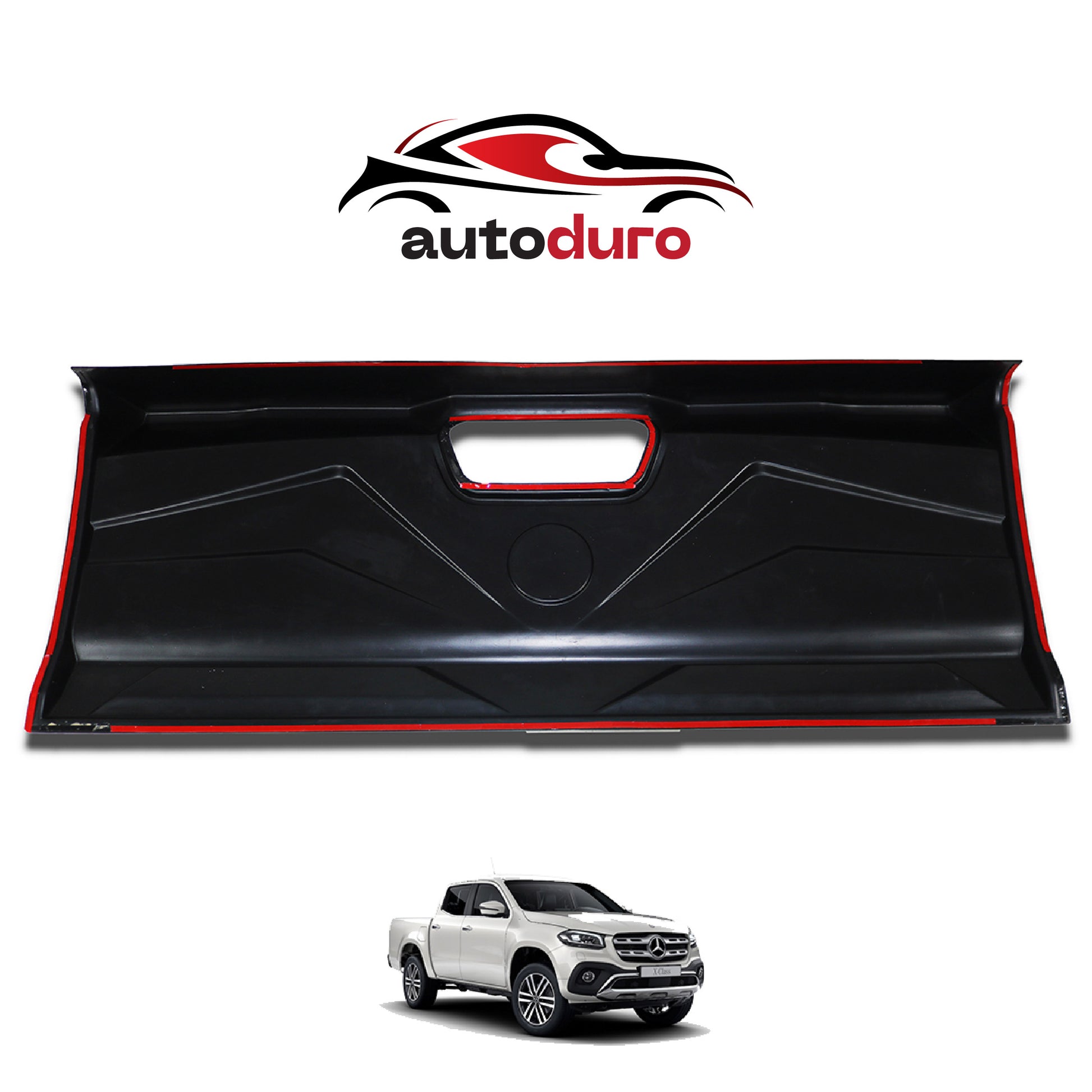 Autoduro Mercedes X-Class 2017 Onwards Boot Lid Fender Flares - 64550517-070512-20010402_5