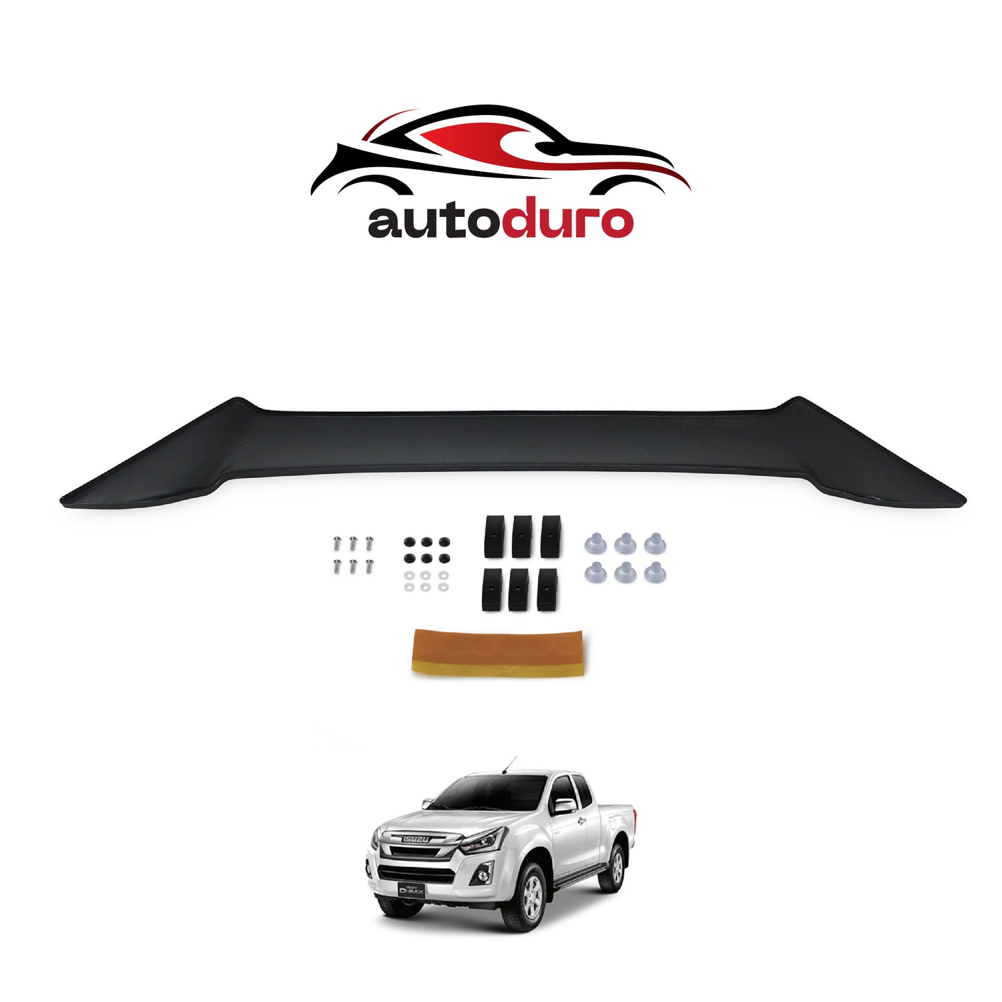Autoduro Isuzu D-Max 2017 - 2019 Bonnet Deflector 4mm - 64570407-010512-30090402_7