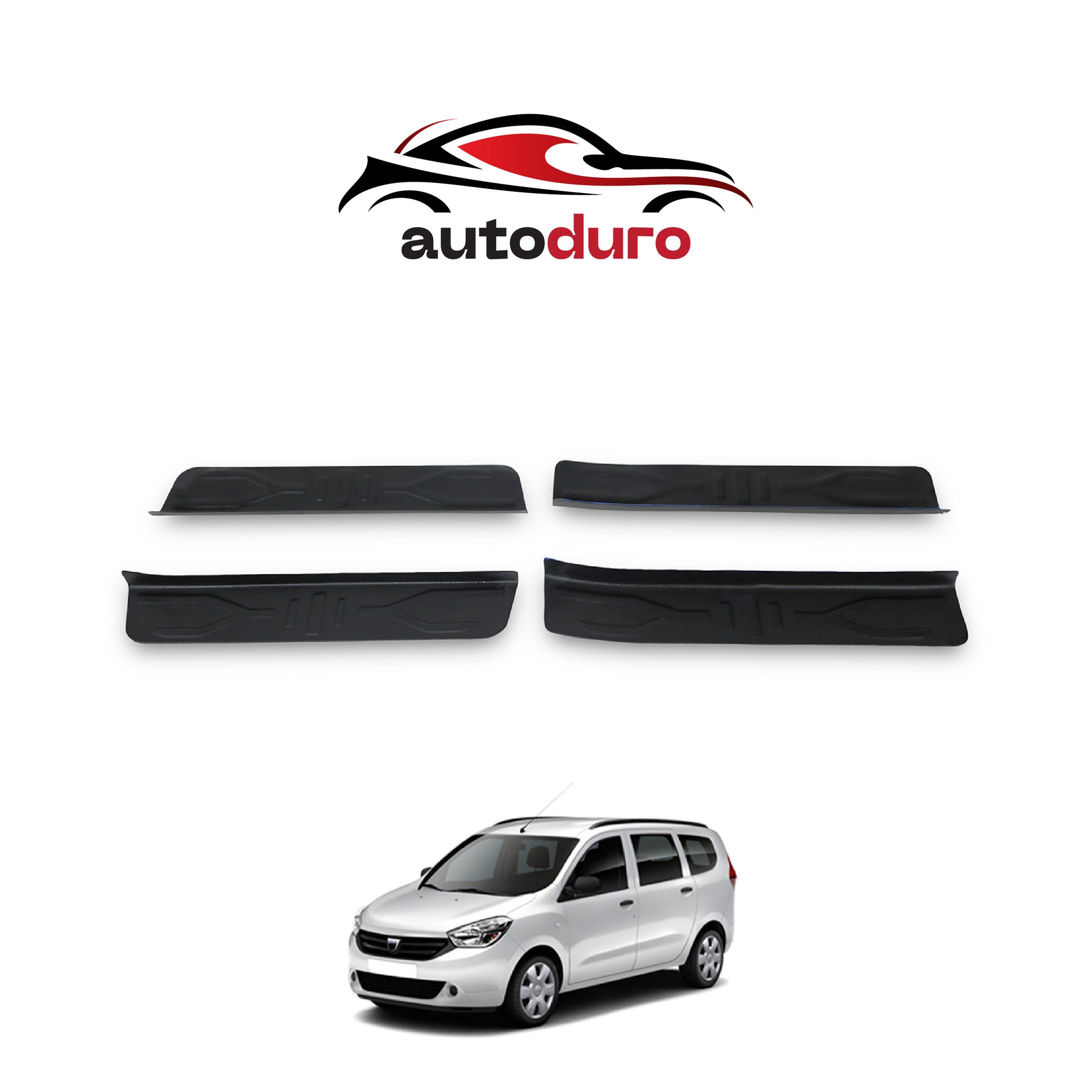 Autoduro Dacia Lodgy 2013 Onwards Door Sill Protector 4pcs - 72210313-010019-20010402_1