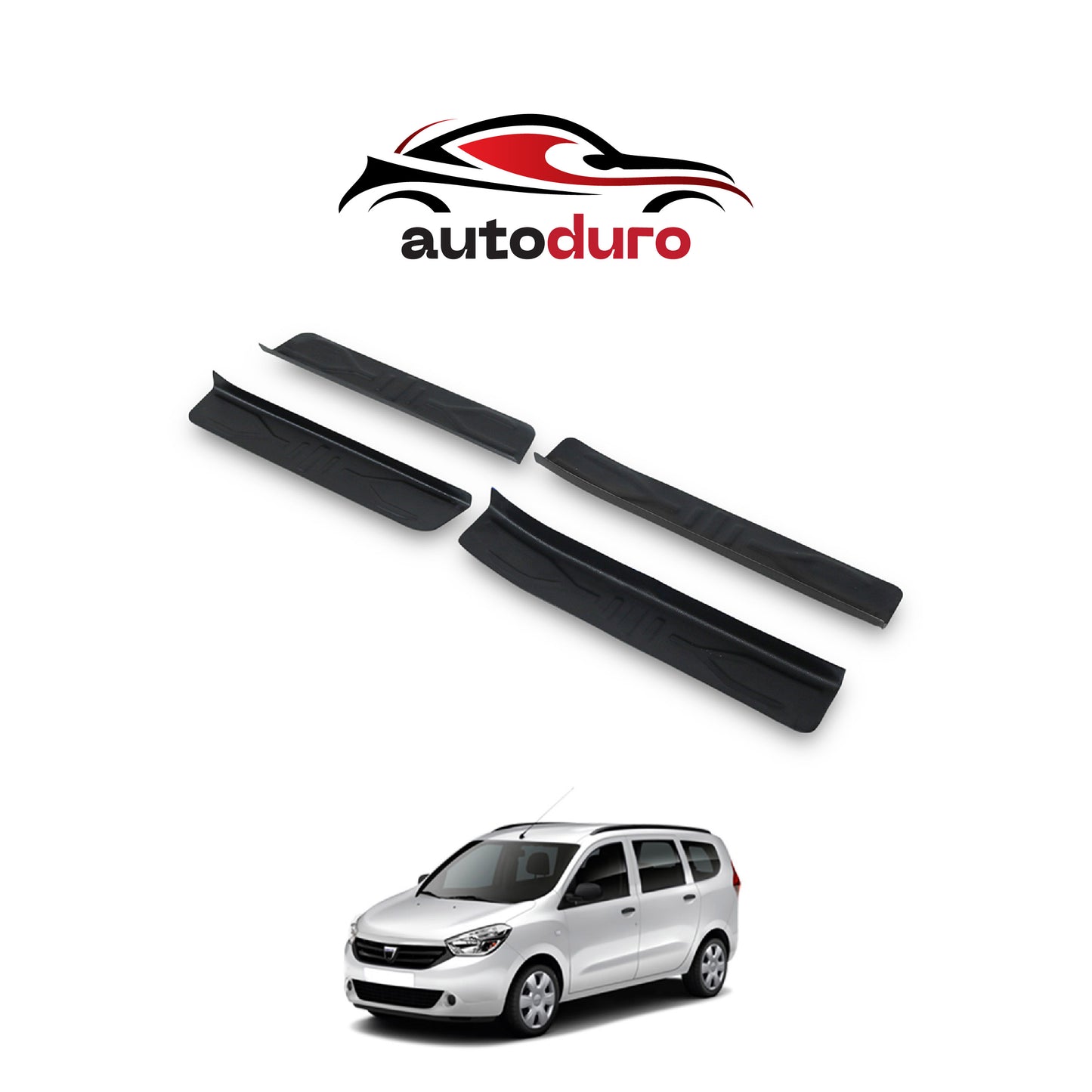 Autoduro Dacia Lodgy 2013 Onwards Door Sill Protector 4pcs - 72210313-010019-20010402_2