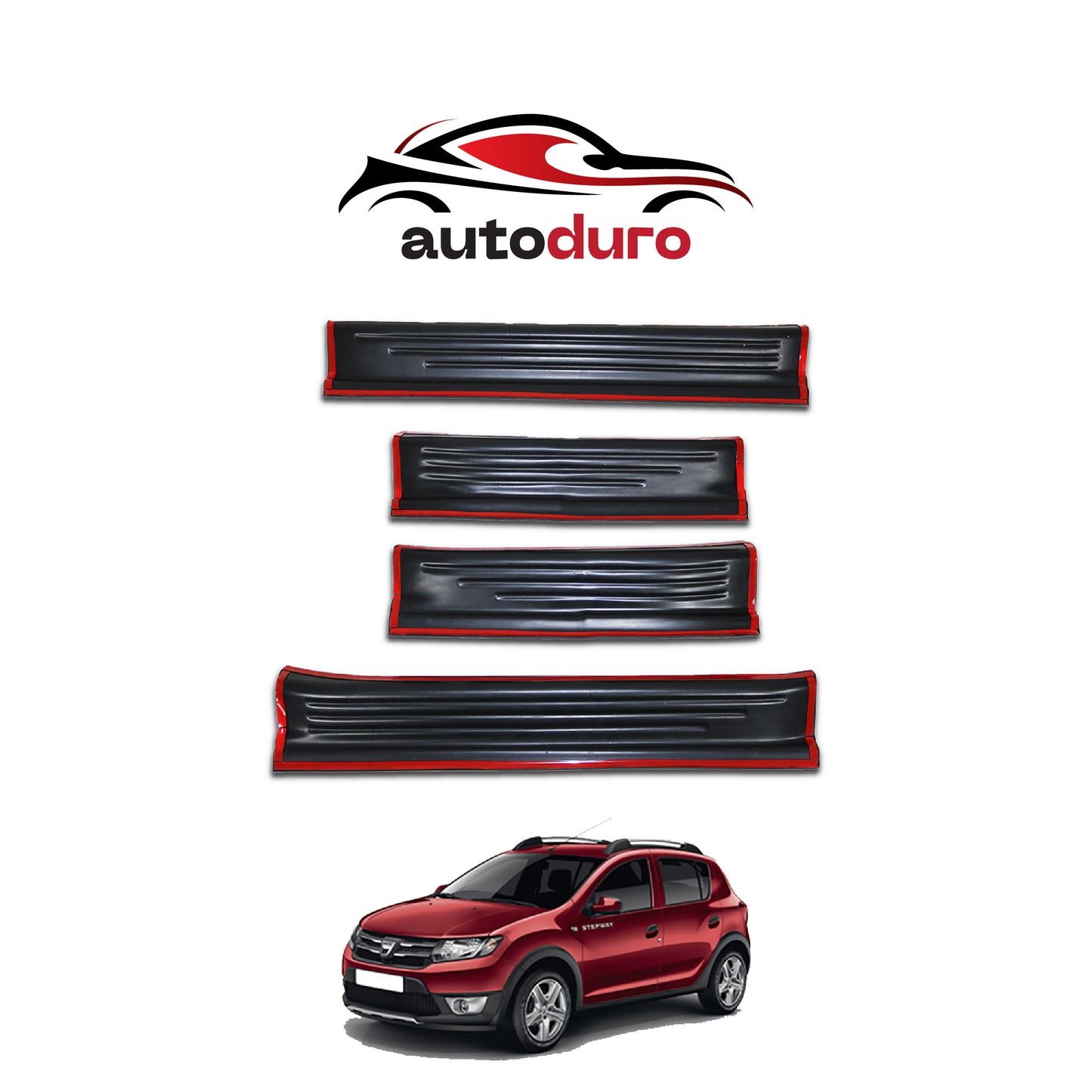 Autoduro Dacia Sandero 2012 - 2020 Door Sill Protector 4pcs - 72210612-010019-20010402_4