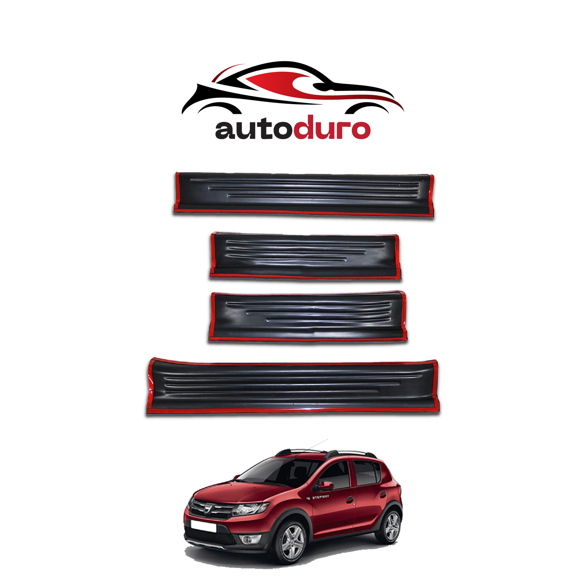 Autoduro Dacia Sandero 2012 - 2020 Door Sill Protector 4pcs - 72210612-010019-20010402_4