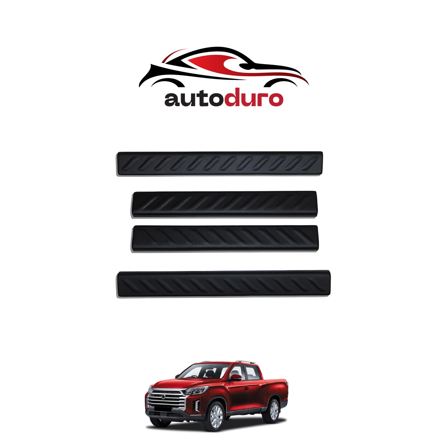 Autoduro Ssangyong Musso 2021 Onwards Door Sill Protector 4pcs - 72650321-010019-20010402_1