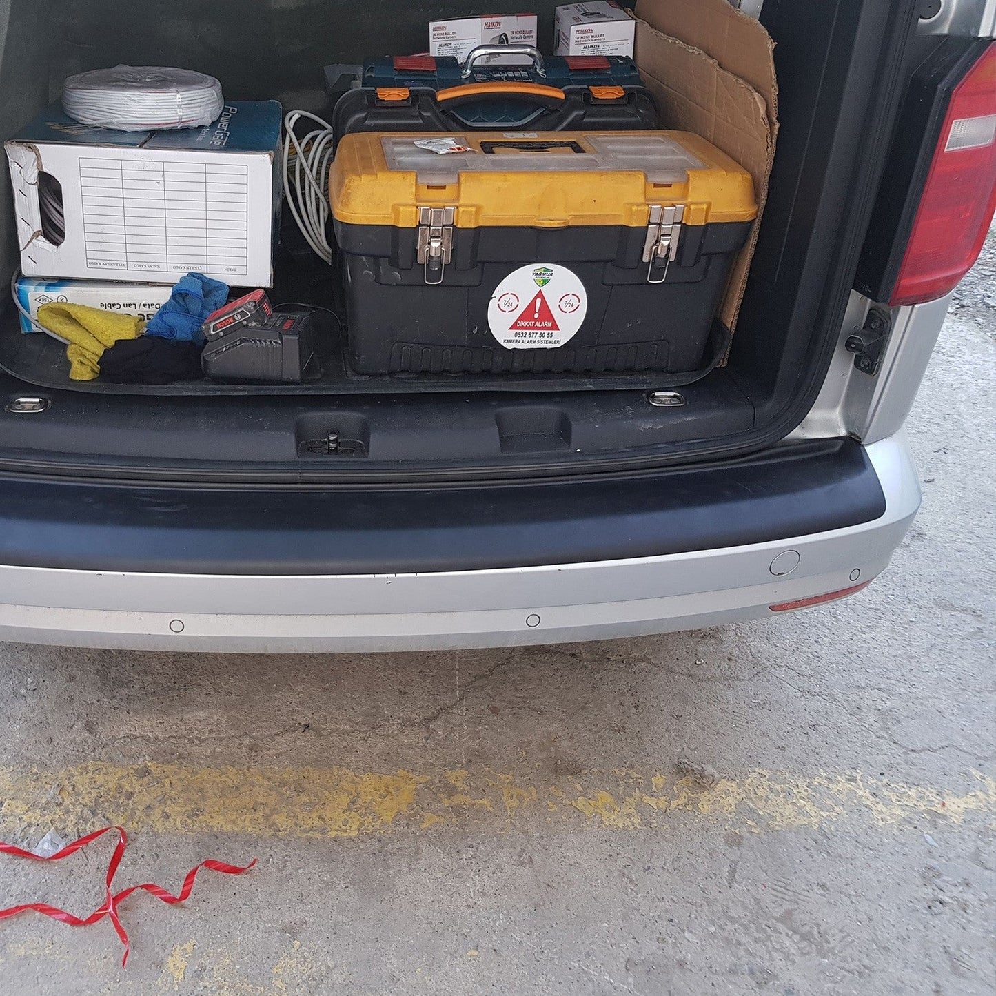 Volkswagen Caddy 2010 - 2015 Rear Bumper Sill Protector Matt