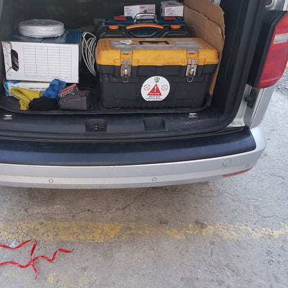 Volkswagen Caddy 2010 - 2015 Rear Bumper Sill Protector Matt