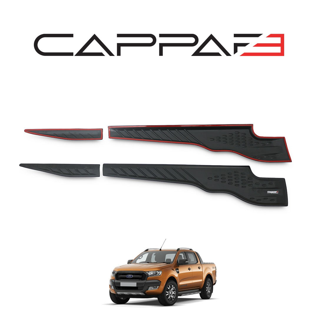 Ford Ranger 2019 - 2023 Rear Bumper Sill Protector 4pcs