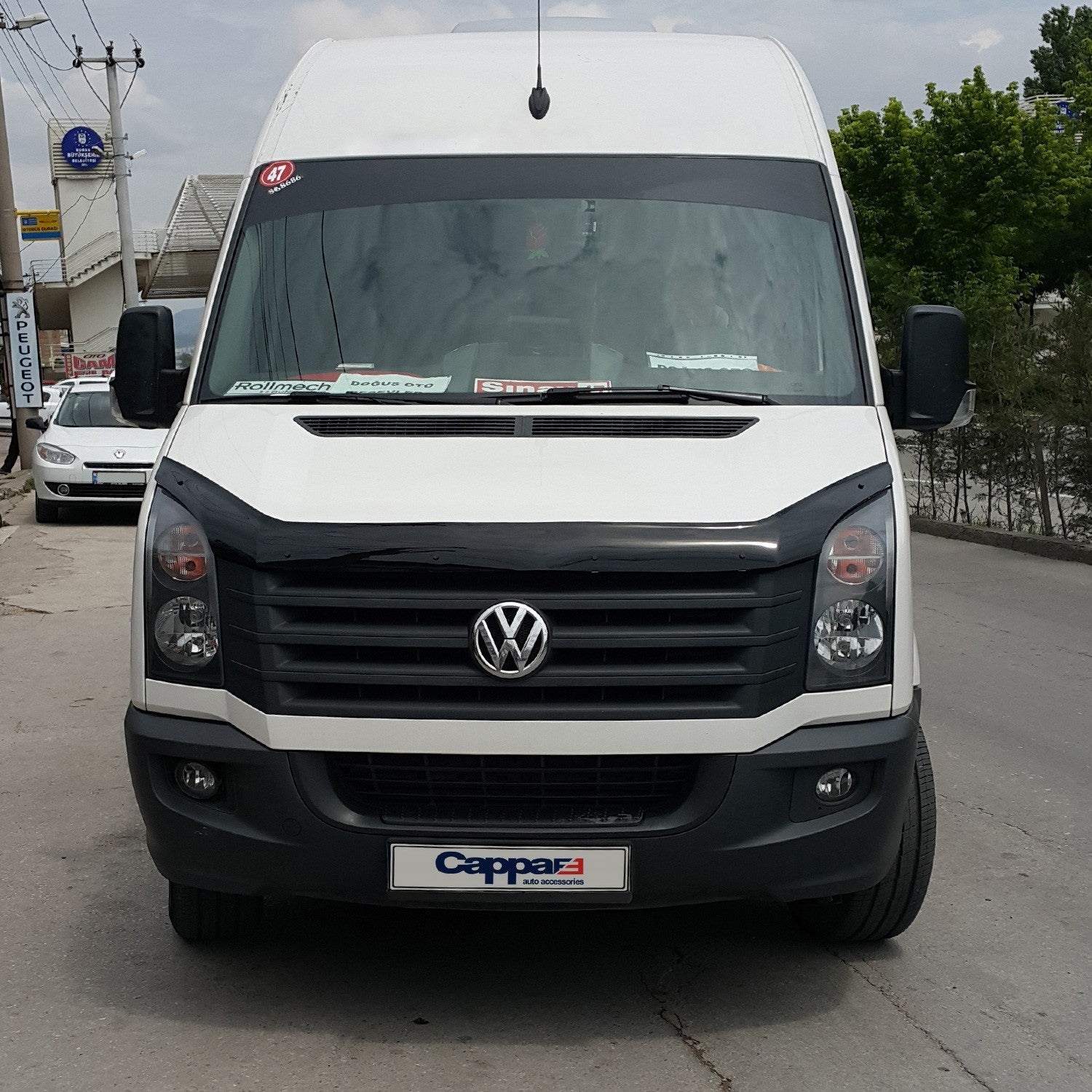 Volkswagen Crafter 2012 - 2017 Bonnet Deflector 3mm