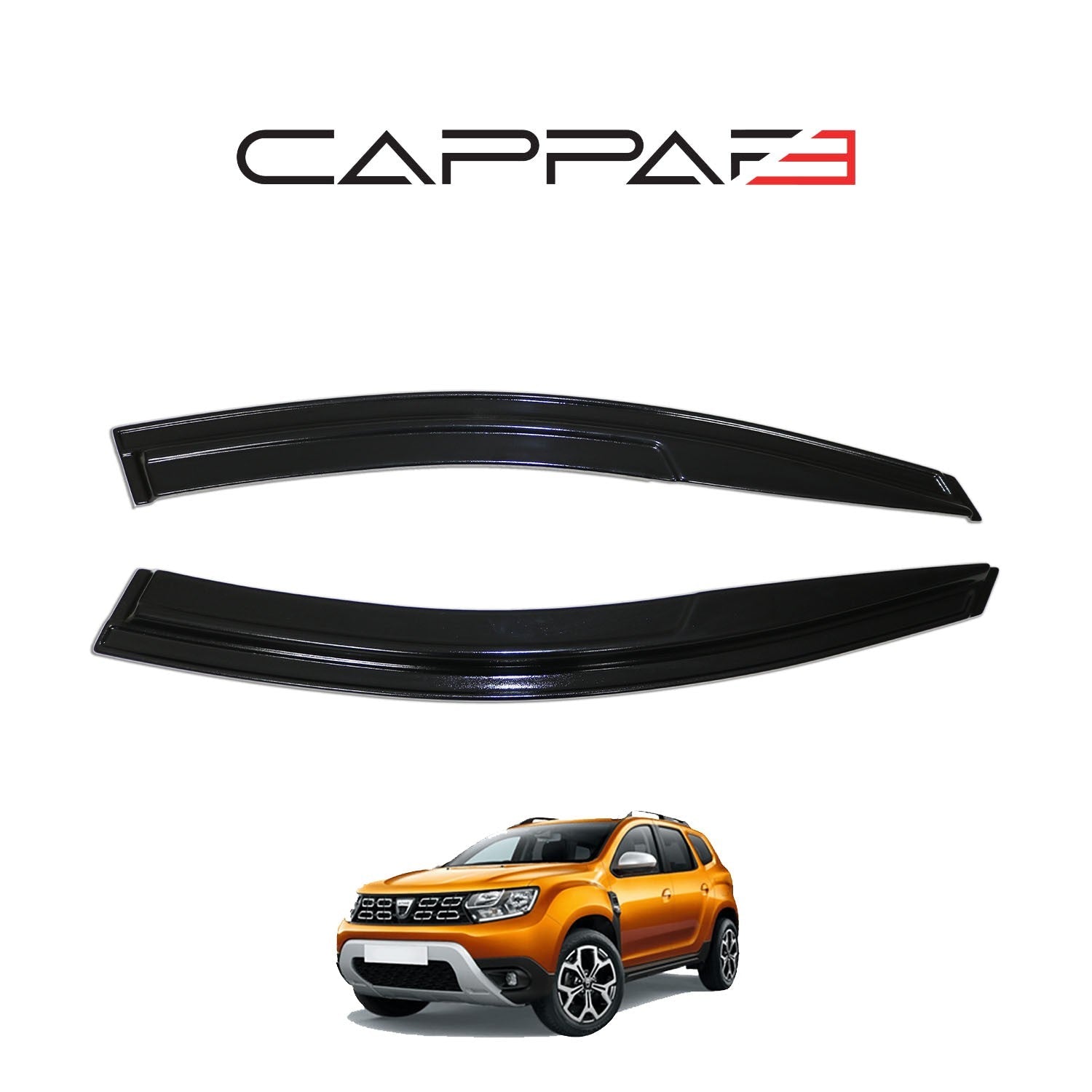 Dacia Duster 2018 - 2024 Window Wind Deflectors 4pcs