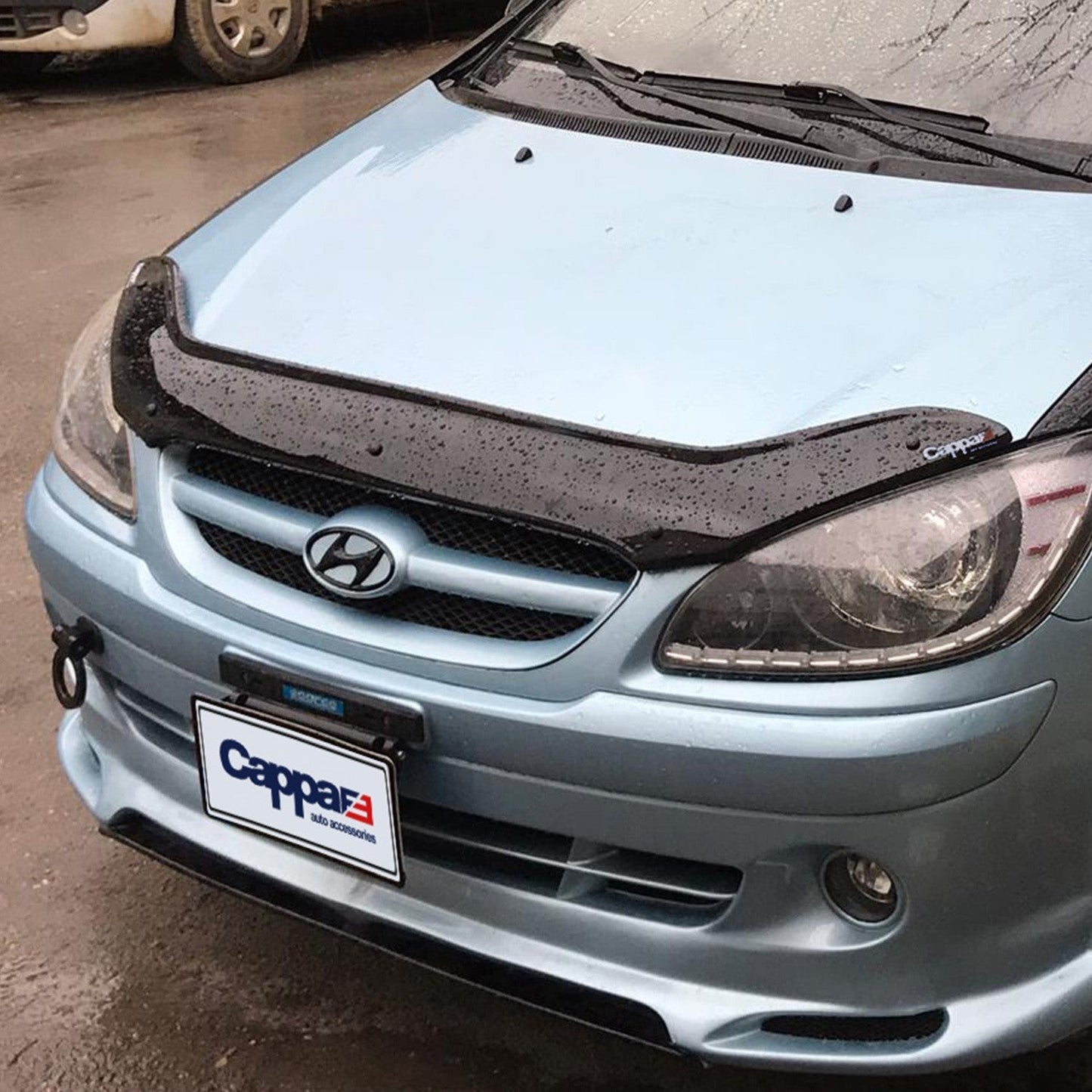 Hyundai Getz 2006 - 2011 Rear Bumper Sill Protector 4mm