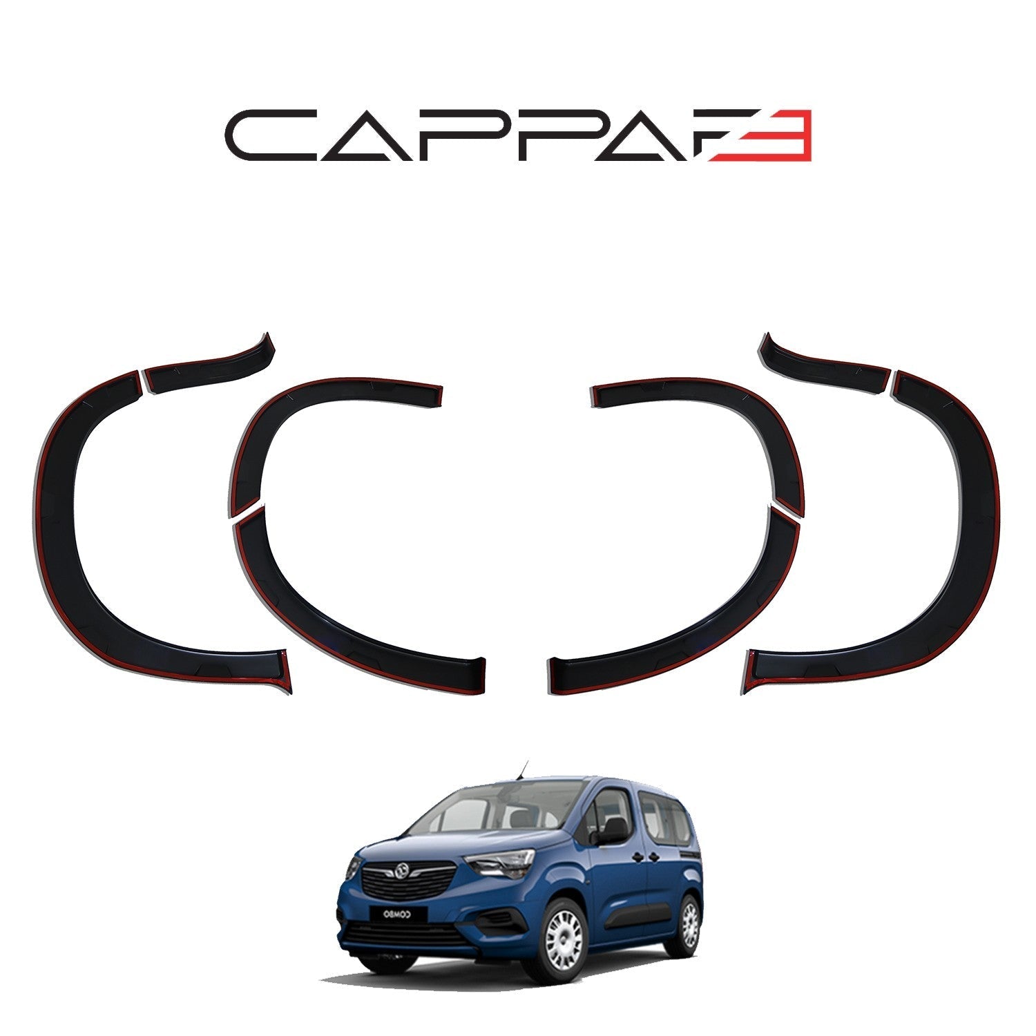 Opel Combo 2018 Onwards Fender Flares