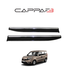 Fiat Doblo 2015 - 2022 Window Wind Deflectors 4pcs Chrome