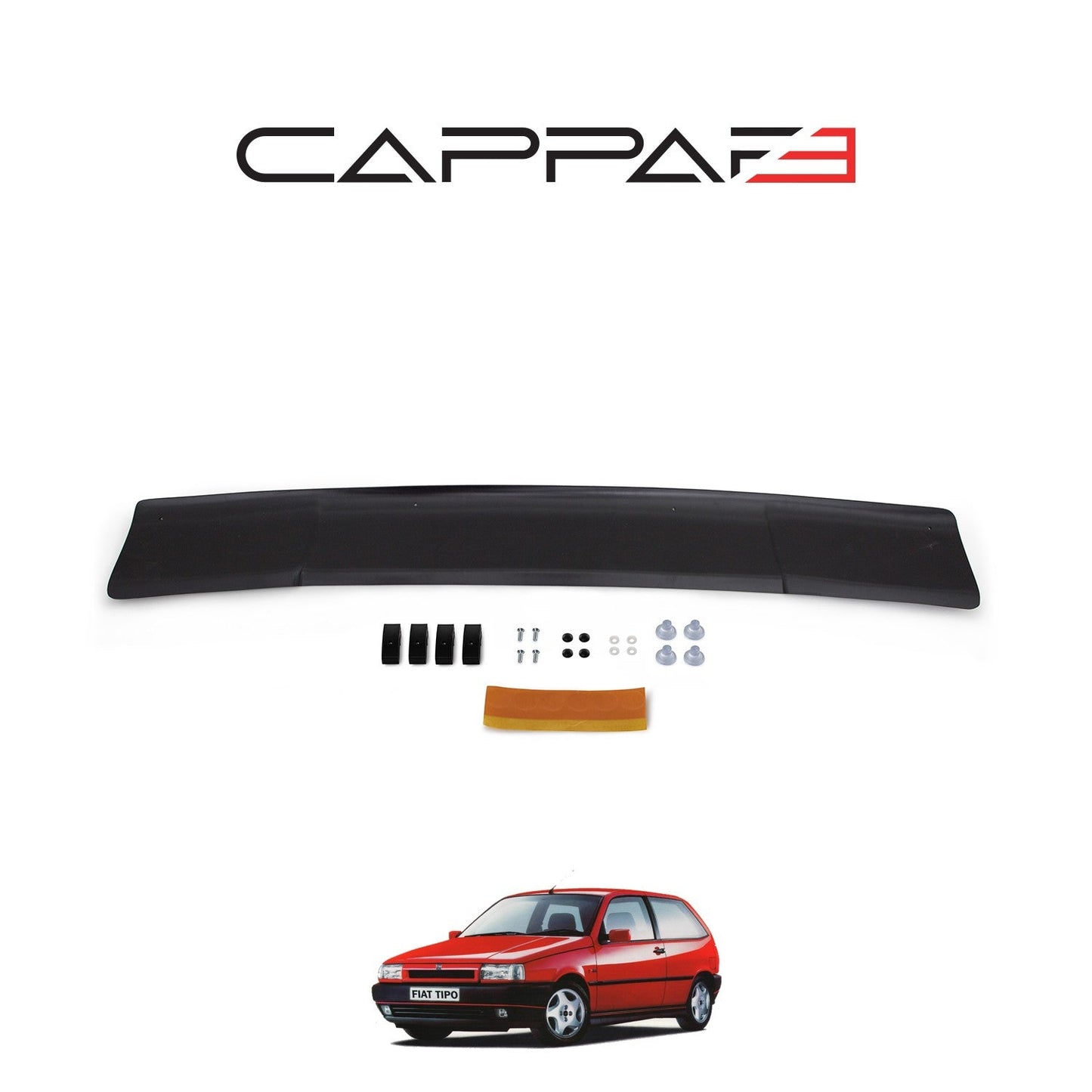 Fiat Tipo 1988 - 2000 Bonnet Deflector 3mm