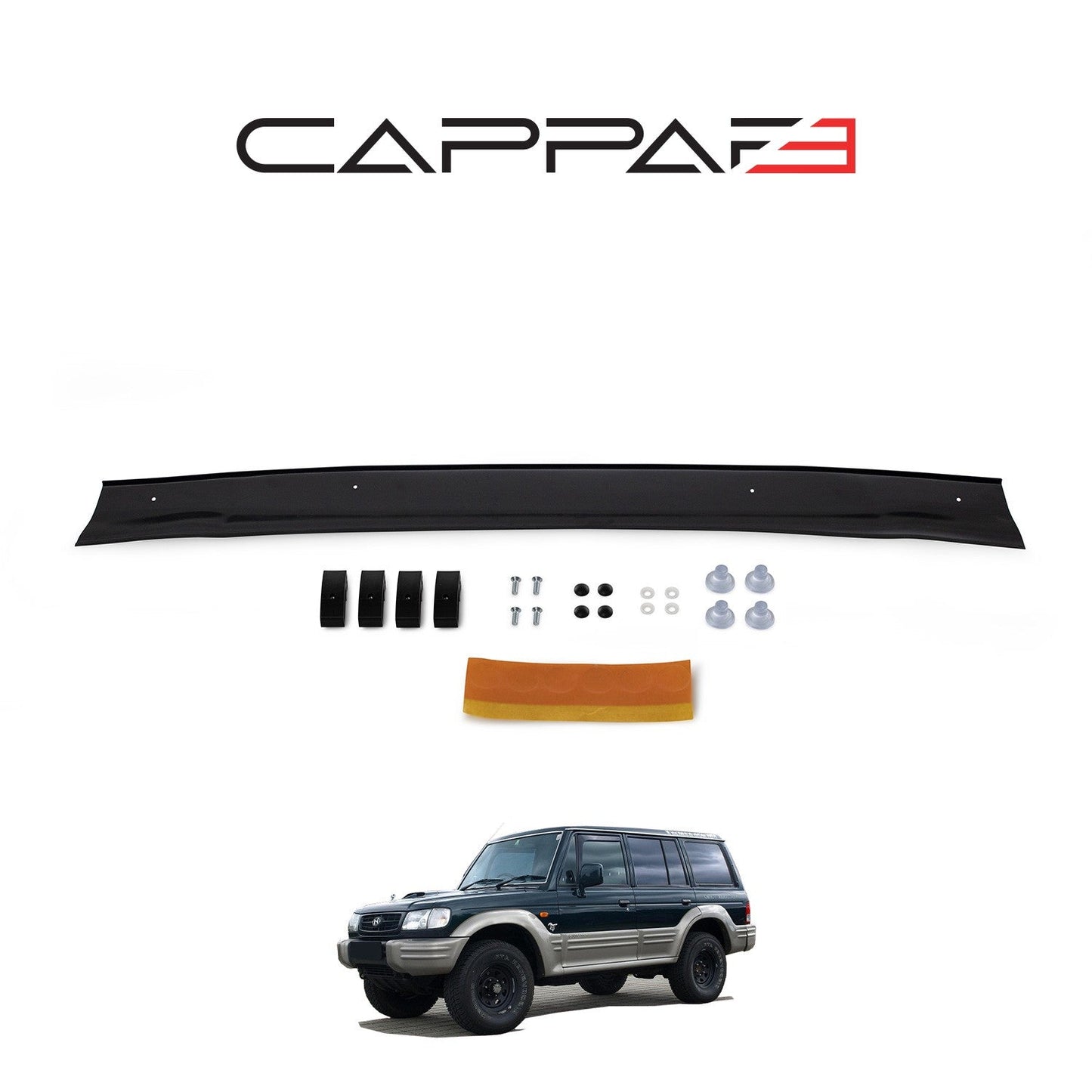 Hyundai Galloper 1997 - 2003 Rear Bumper Sill Protector 4mm