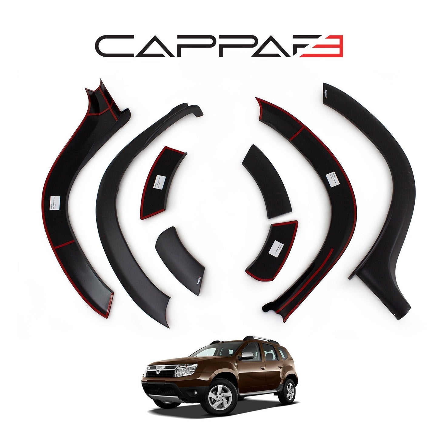 Dacia Duster 2010 - 2017 Fender Flares 8pcs