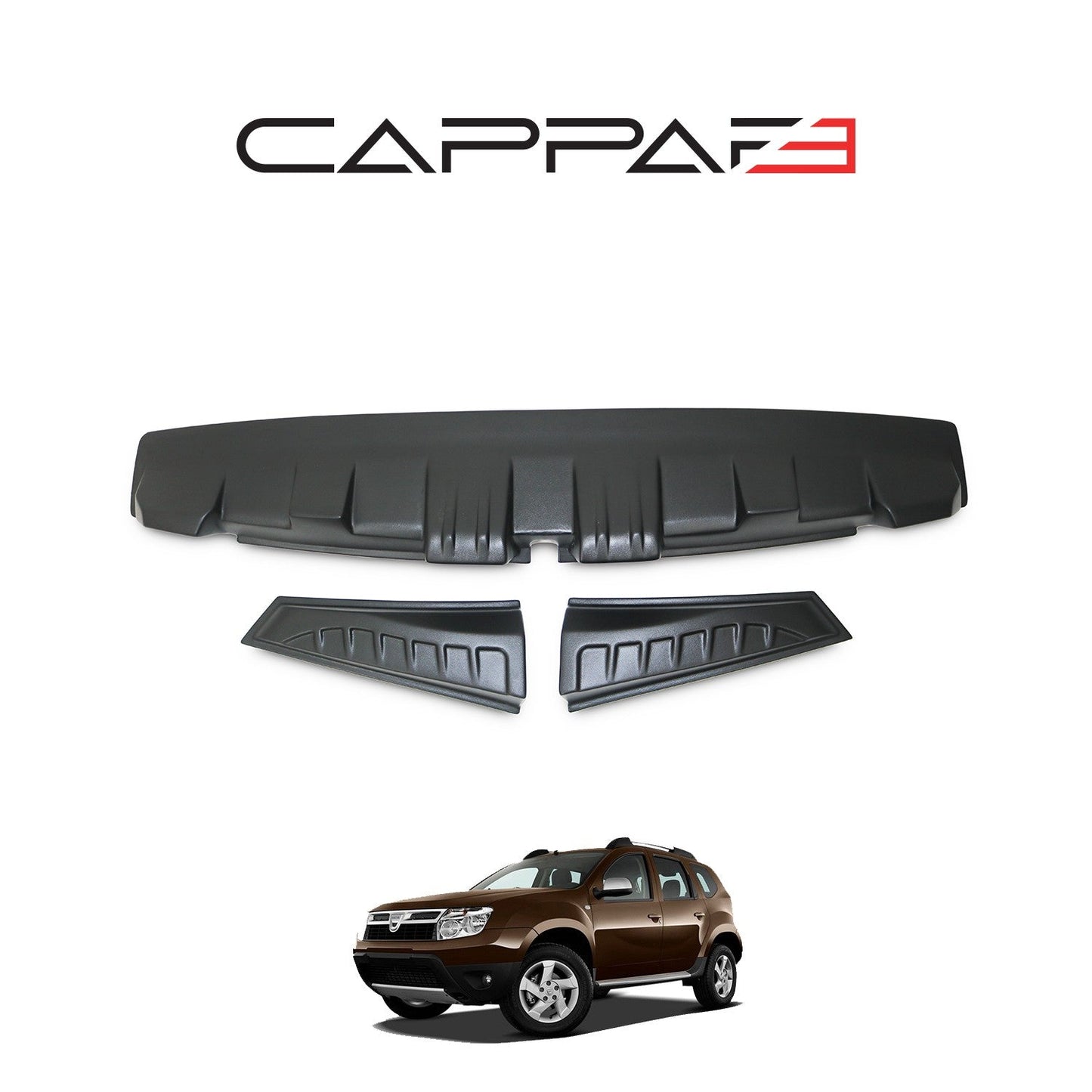 Dacia Duster 2010 - 2017 Rear Window Spoiler 3pcs