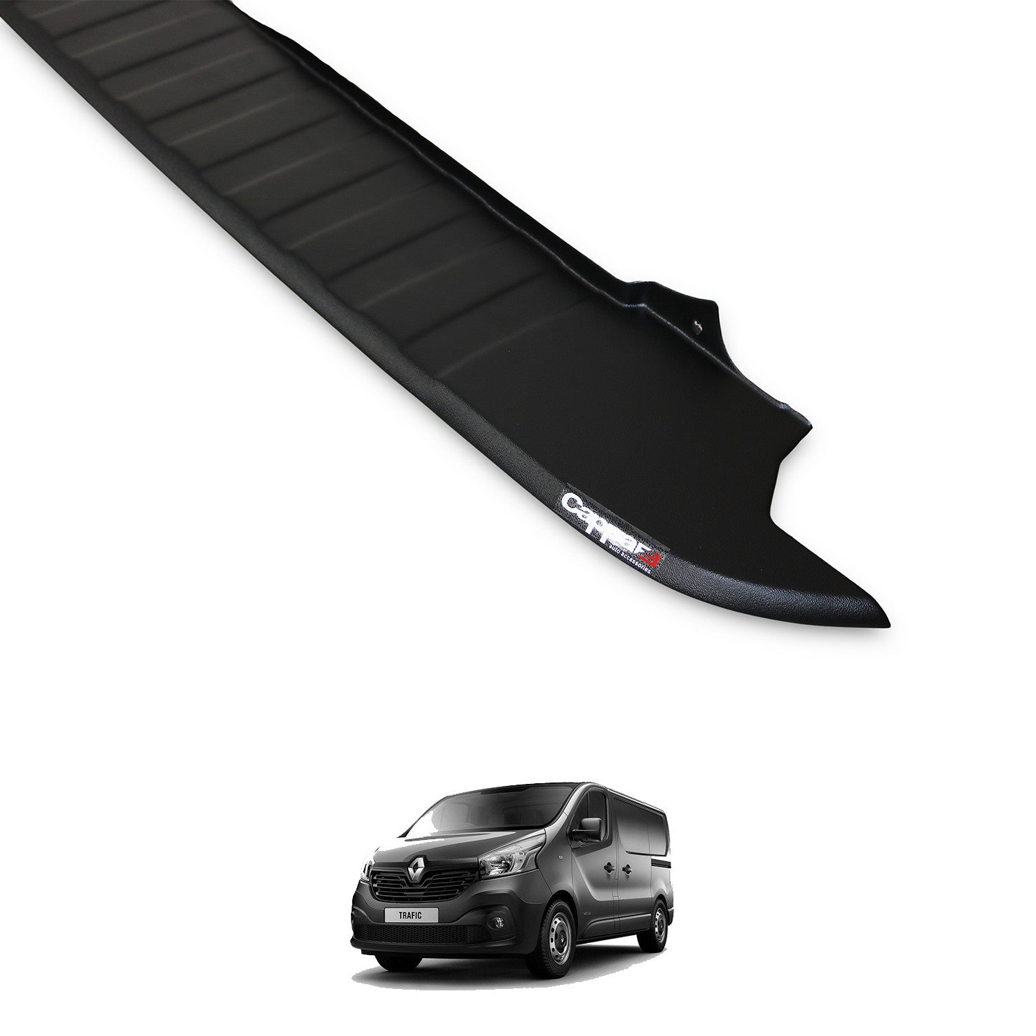 Renault Trafic 2014 - 2019 Rear Bumper Sill Protector Matt