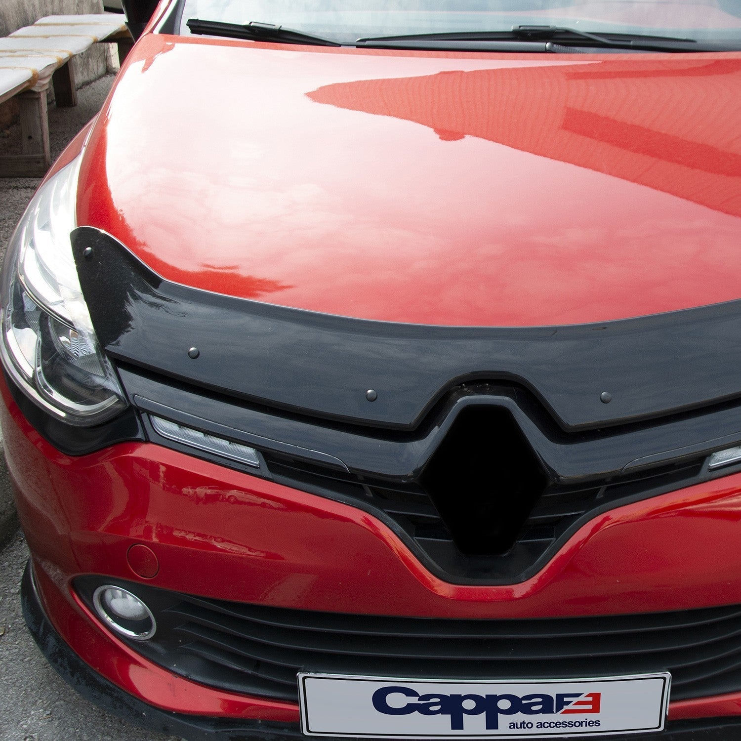 Renault Clio 2012 - 2020 Bonnet Deflector 3mm