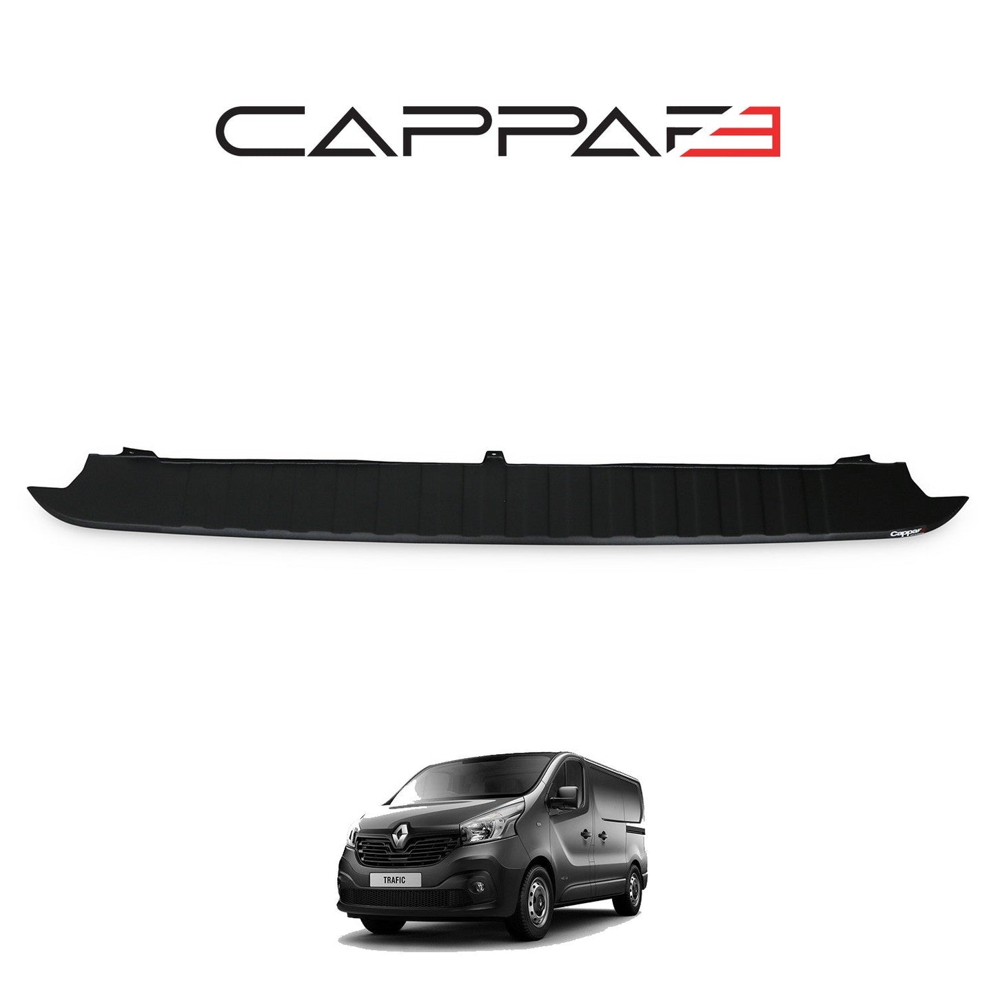 Renault Trafic 2014 - 2019 Rear Bumper Sill Protector Matt