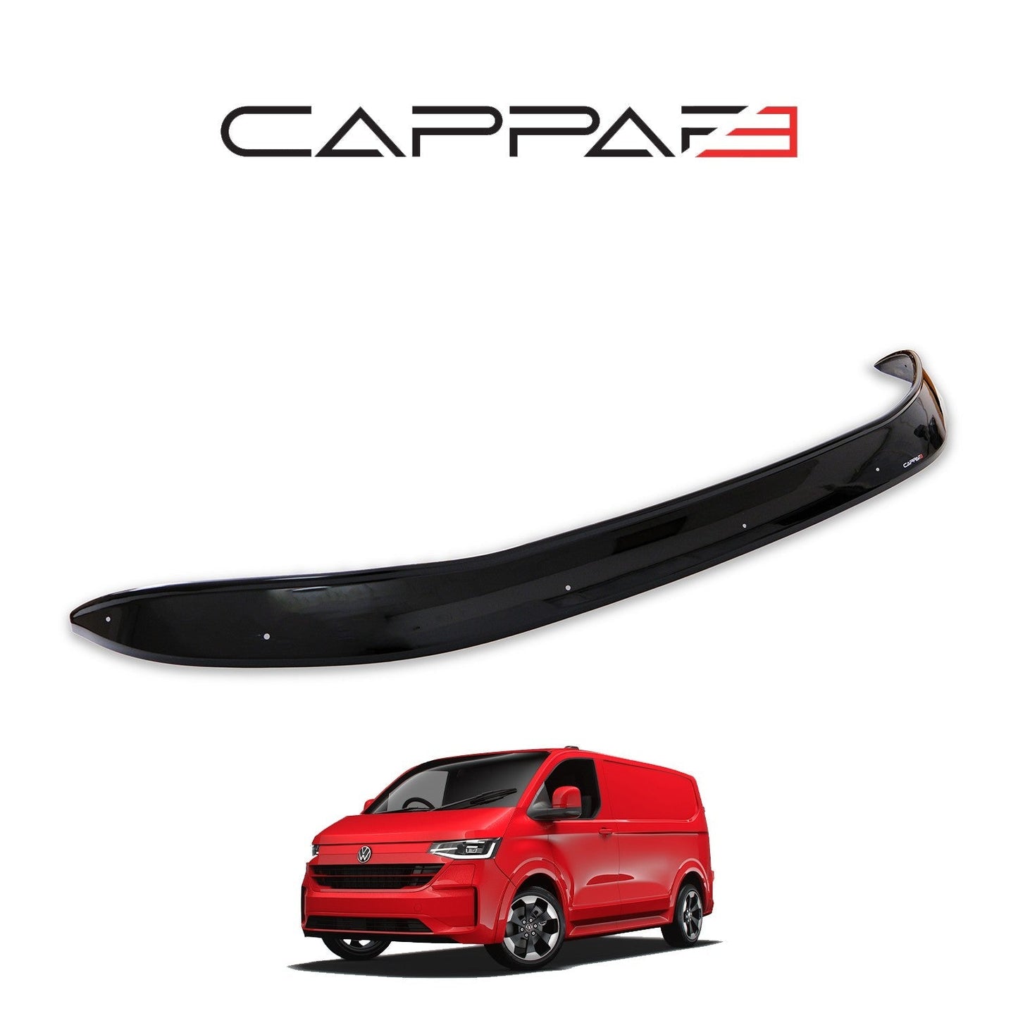 Volkswagen Transporter T7 2022 Onwards Bonnet Deflector 4mm