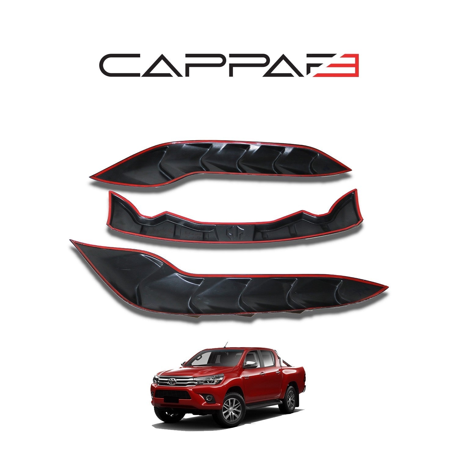 Toyota Hilux 2015 - 2020 Dragon Pack 3pcs